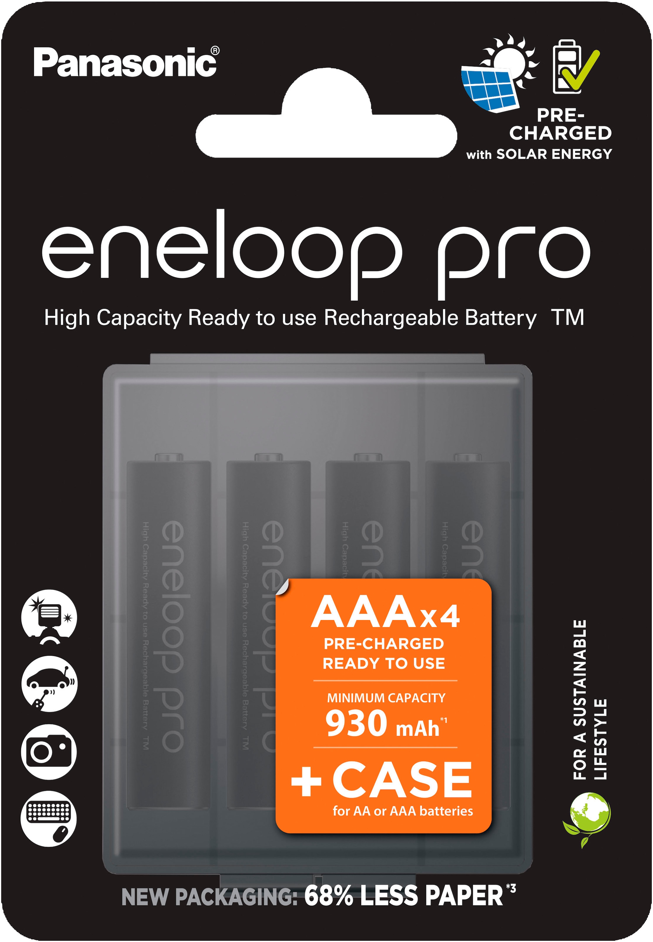 Akkupacks »Eneloop pro AAA«, Micro, AAA, 930 mAh