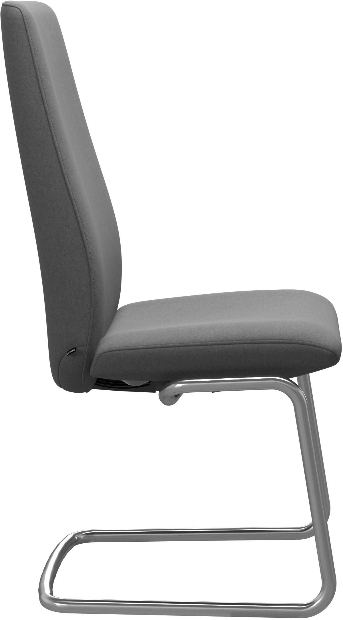 Stressless® Polsterstuhl »Laurel«, Microfaser DINAMICA, High Back, Größe L, mit Beinen aus Stahl in Chrom matt
