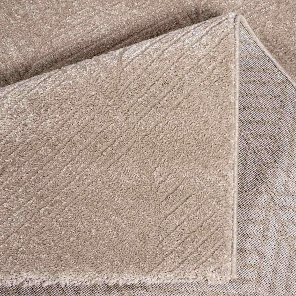 Carpet City Teppich »Friseé-Teppich FANCY 904«, rechteckig, 12 mm Höhe, Läufer, Kurzflor Wohnzimmer, florale 3D-Optik, für Schlafzimmer
