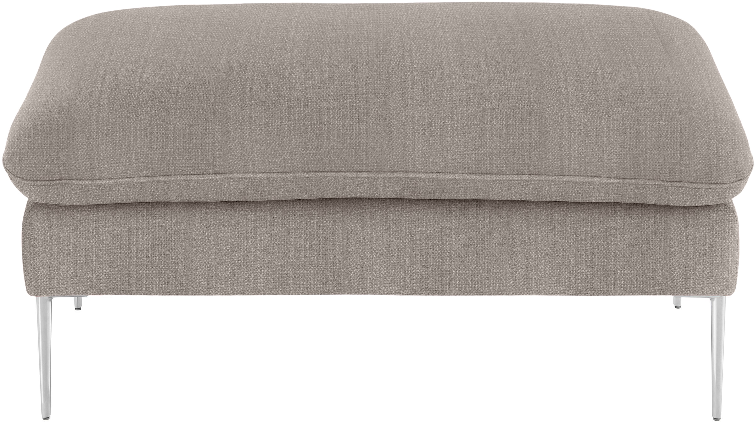 W.SCHILLIG Hocker »enjoy&MORE« Füße Chrom glänzend, Breite 106 cm