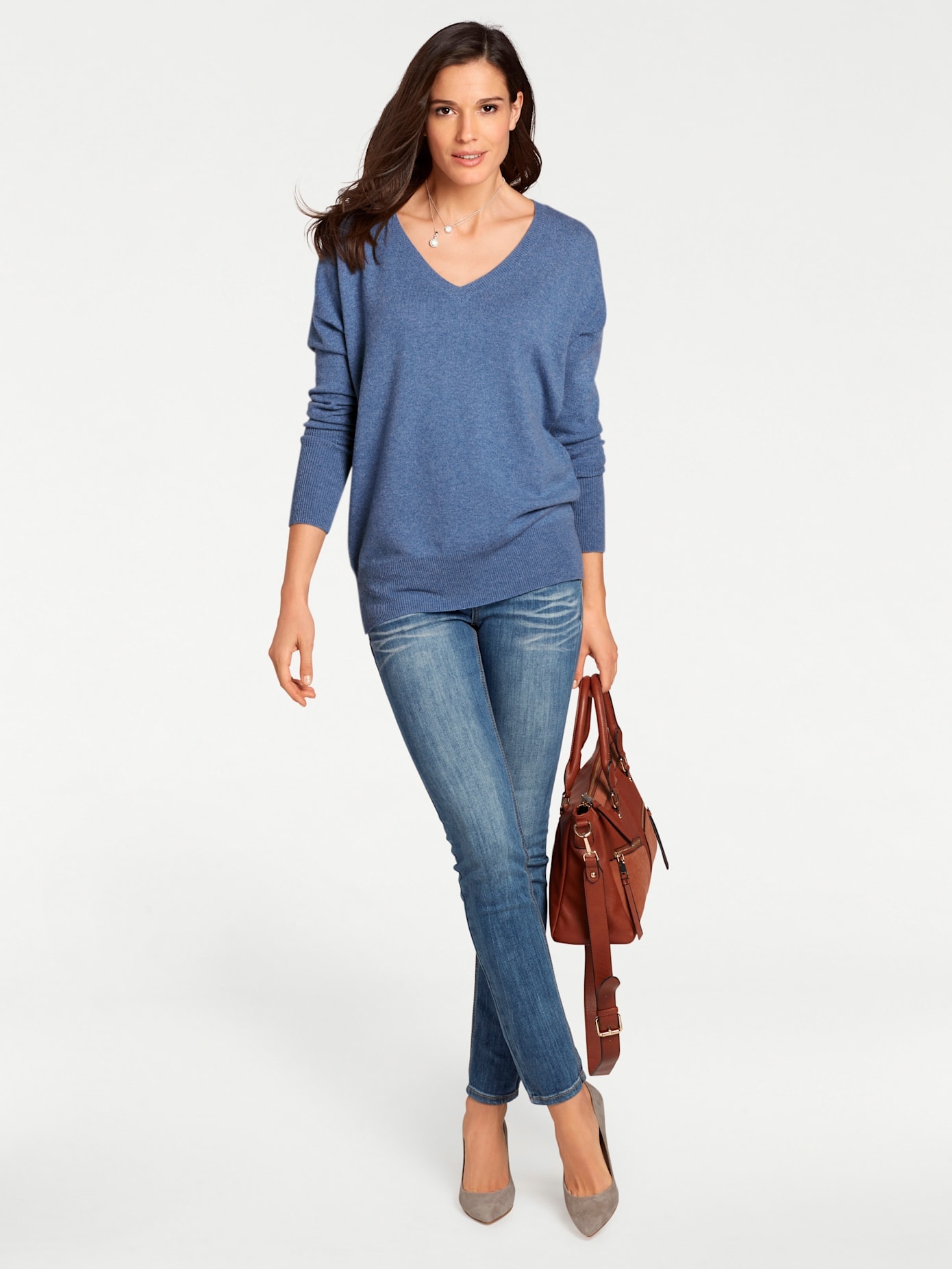 heine Strickpullover »V-Pullover«
