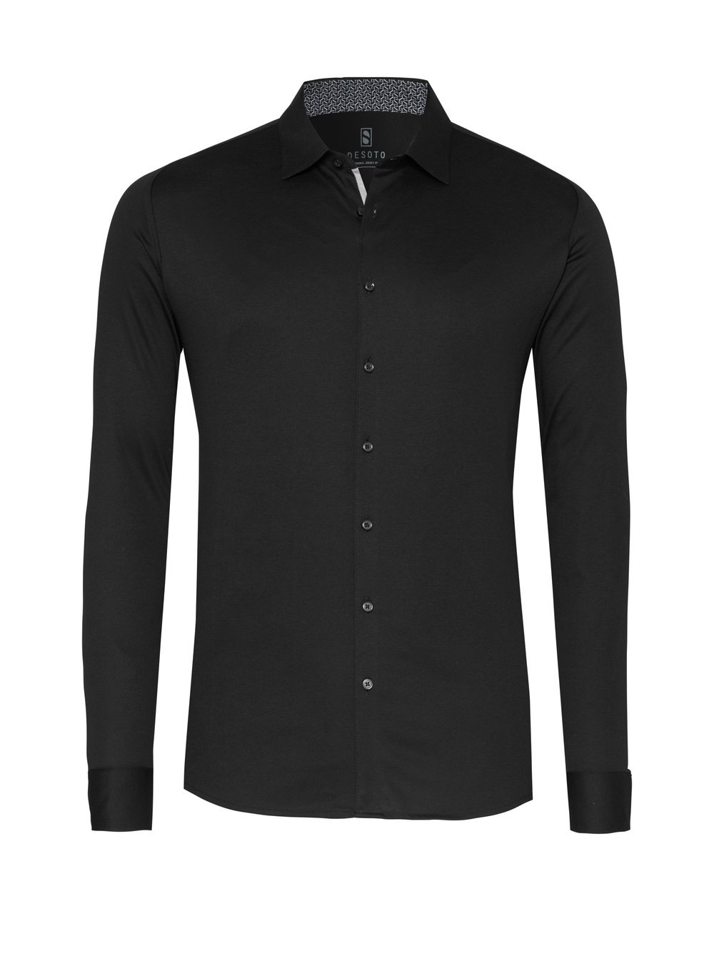 DESOTO Langarmhemd »Jerseyhemd Casual Kent«