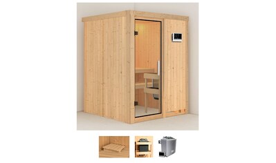 Karibu Sauna »Norma«, (Set), 4,5-kW-Ofen mit externer Steuerung kaufen