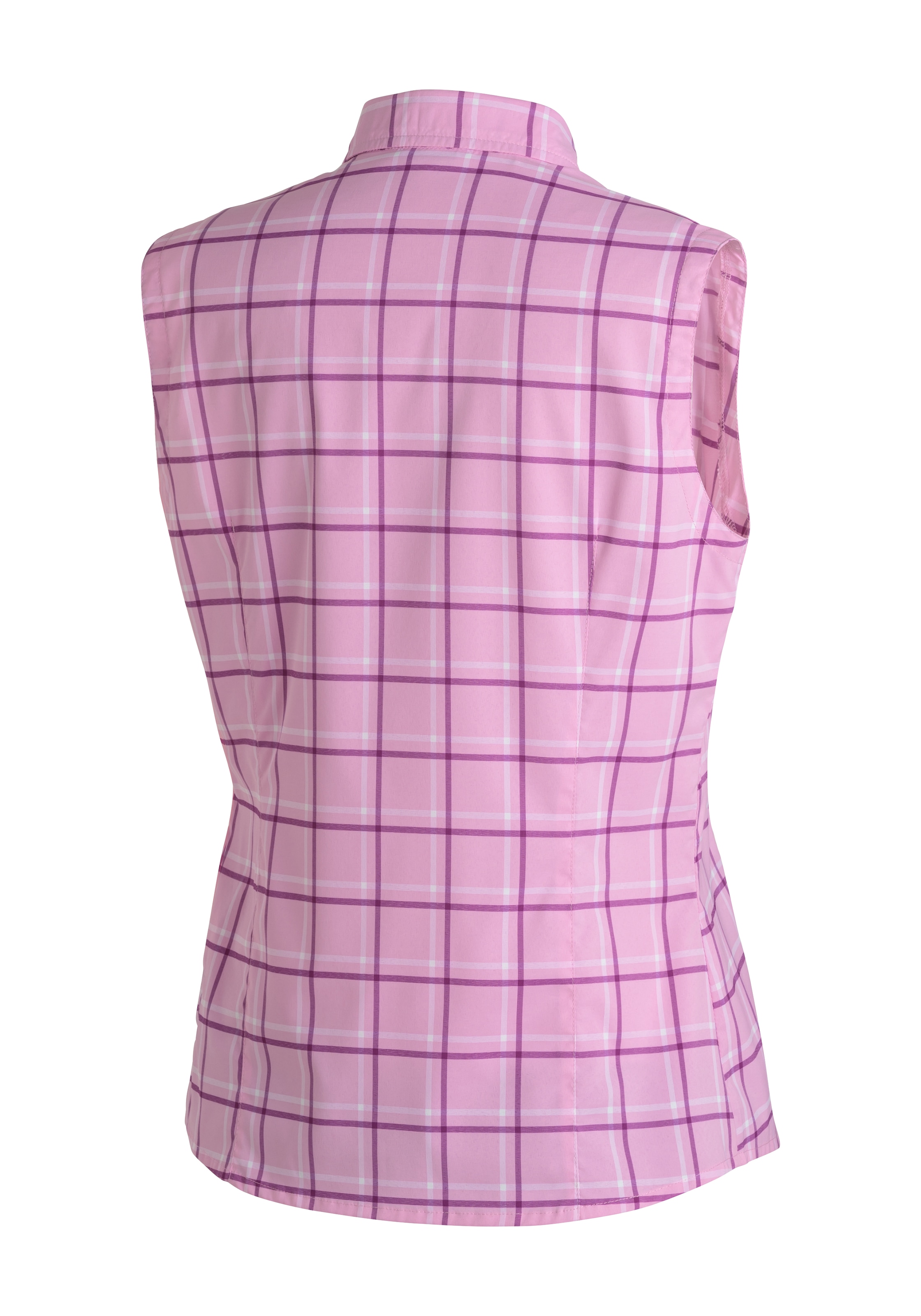 Maier Sports Funktionsbluse »Sana sleeveless« ärmellose Damen Bluse, sommerliches Blusen-Shirt, Karobluse, Reg. Fit