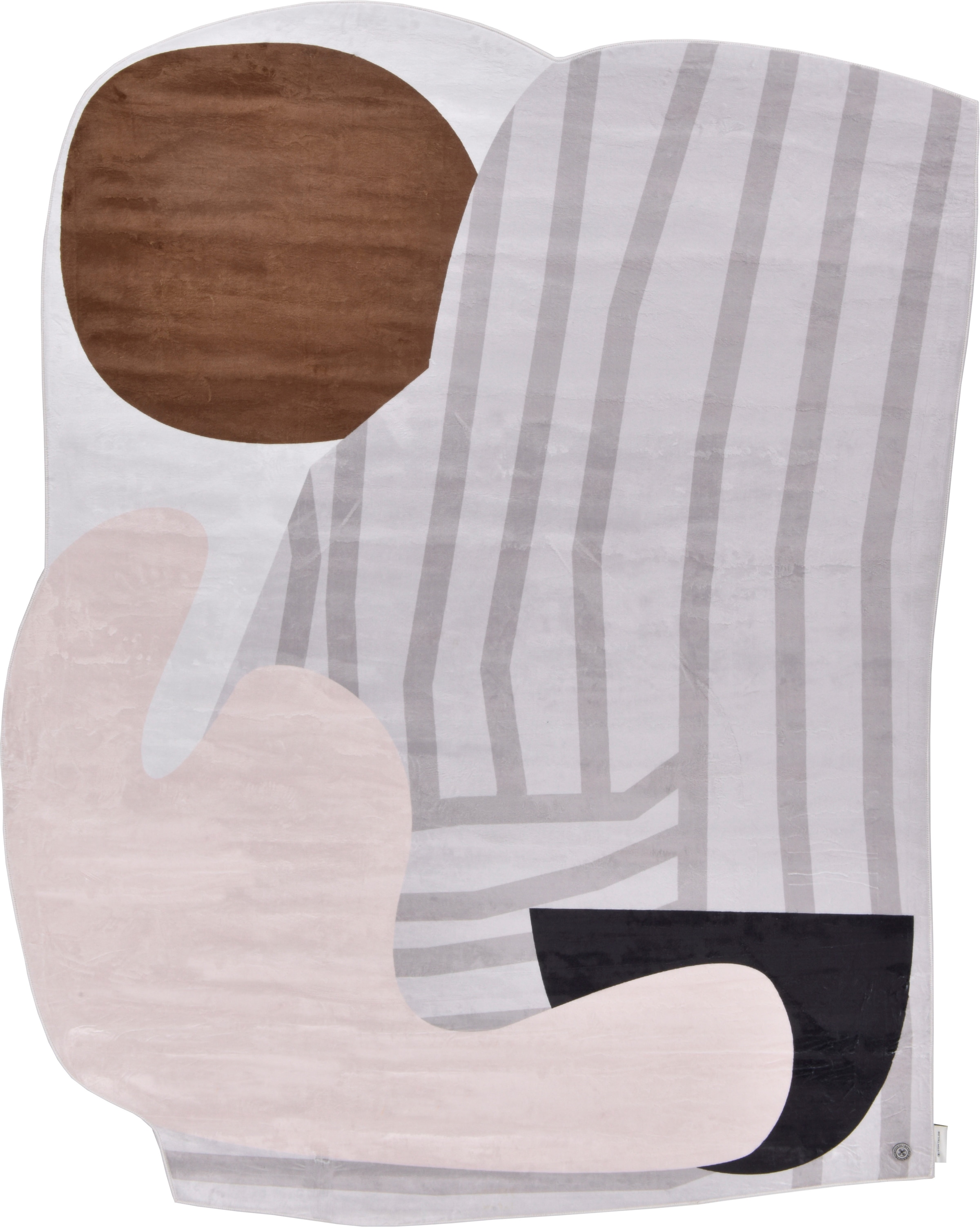 TOM TAILOR HOME - »Shapes Kurzflor, SEVEN«, bedruckt, Design Teppich modernes Motivform