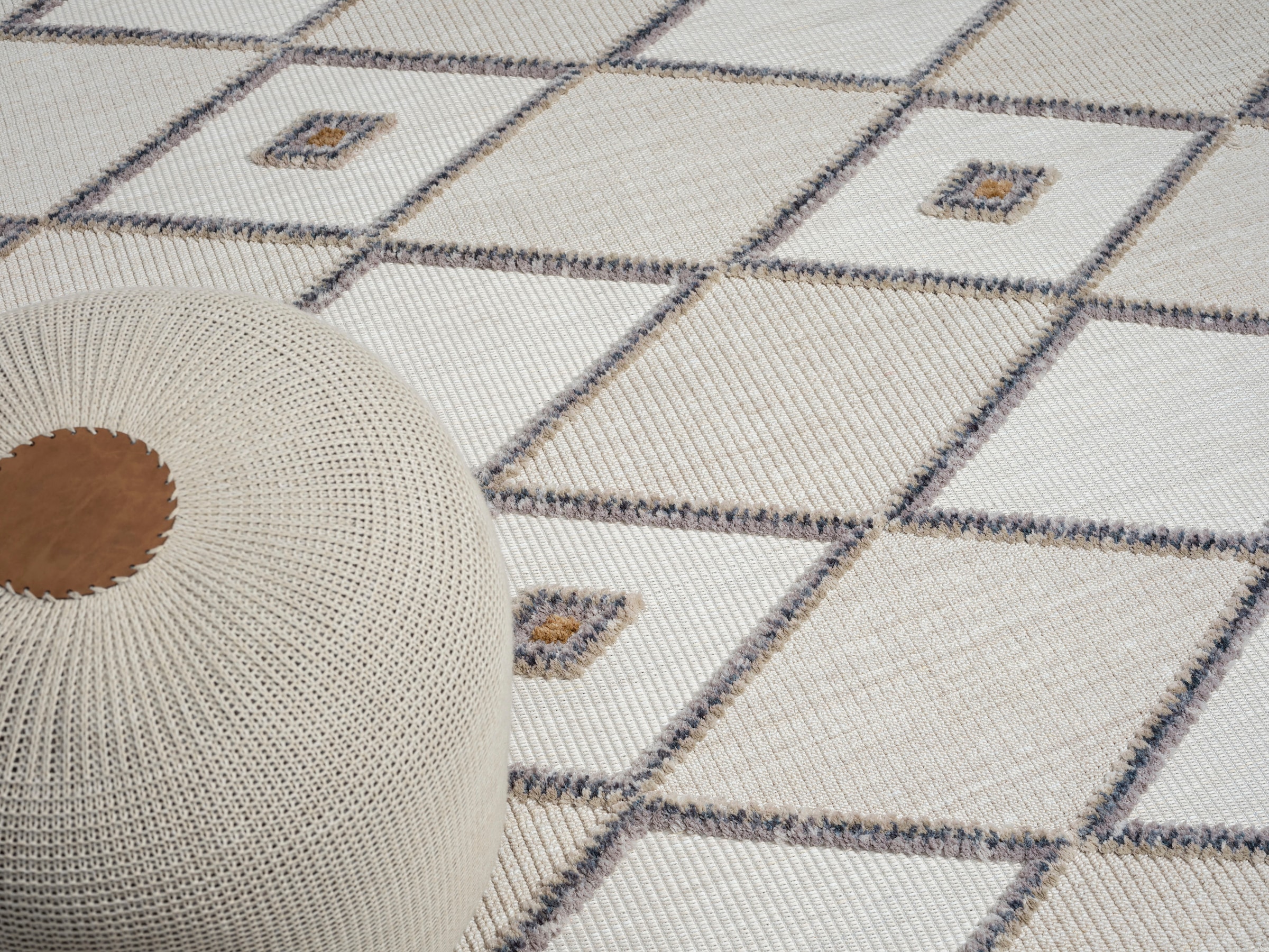 Myflair Möbel & Accessoires Teppich »Luana 2, LAGERRÄUMUNG!« rechteckig 10 mm Höhe Kurzflor, Sisal Optik, mit Fransen, besonders weich durch Microfaser