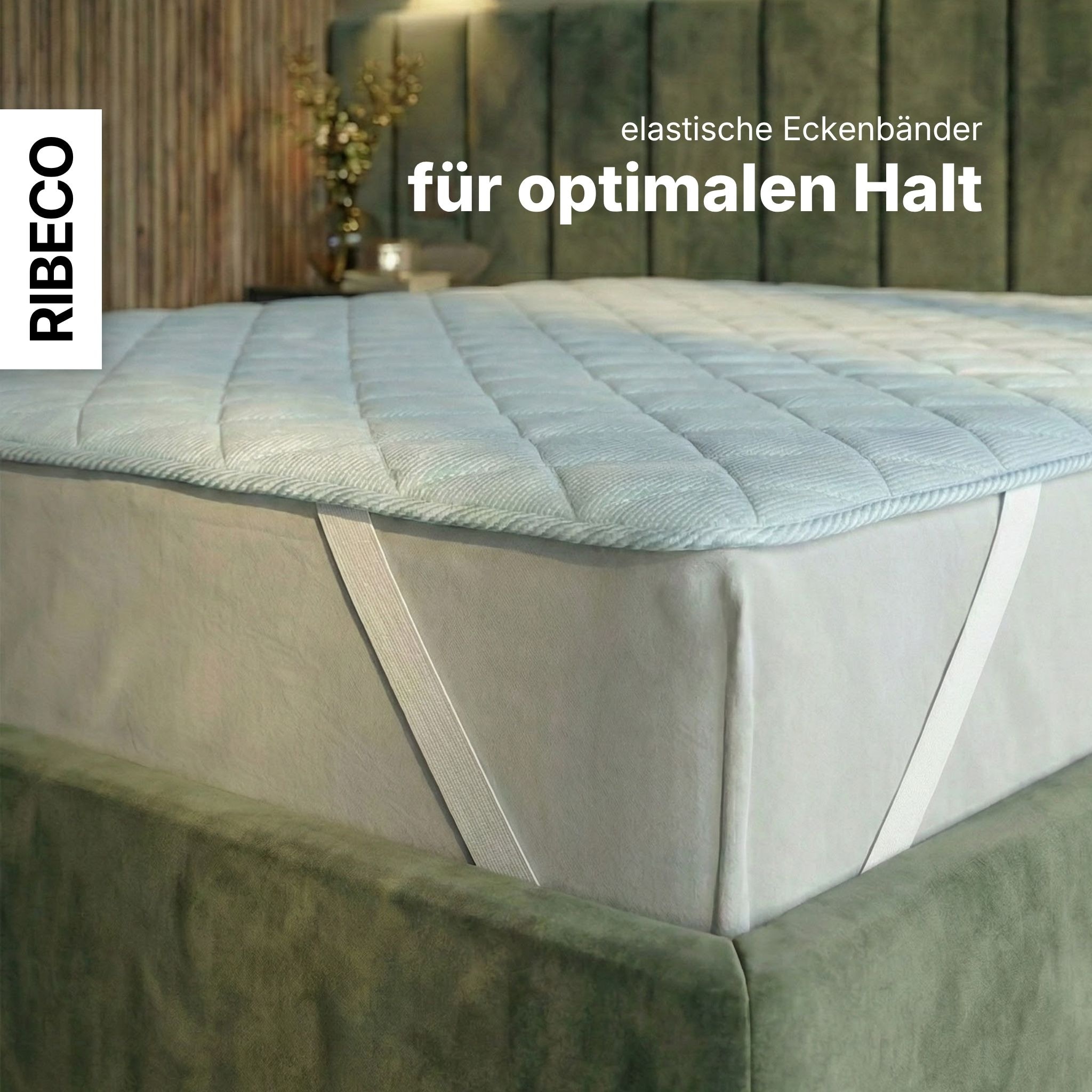 RIBECO Matratzenauflage »Top Cool, Auflage 90x200 cm, 120x200 cm, 180x200 cm, wendbar« Matratzenschoner, mit über 1.300 positiven Kundenbewertungen!
