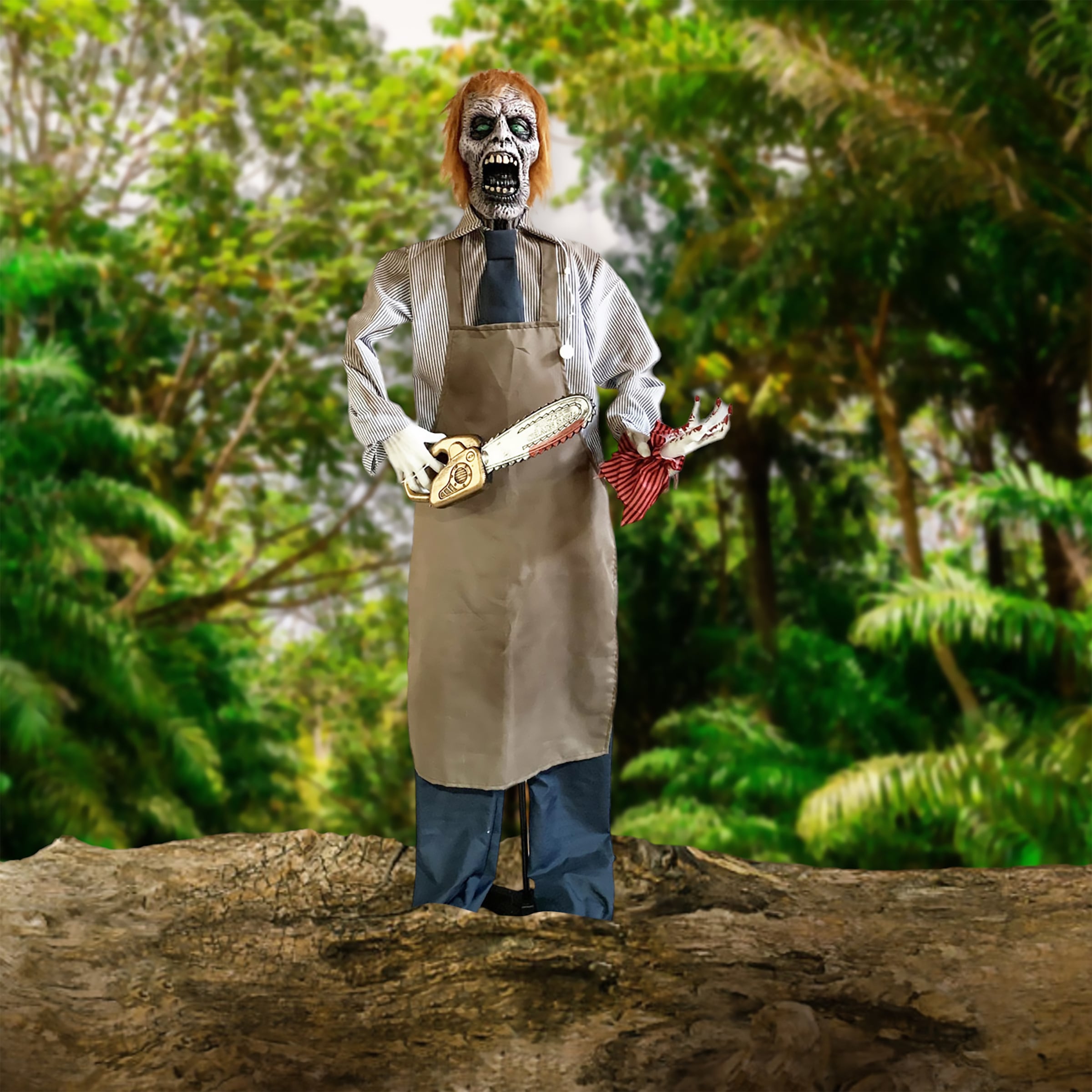 SHX Dekofigur »Animierter Kettensägenmann« Bewegung, Soundeffekt