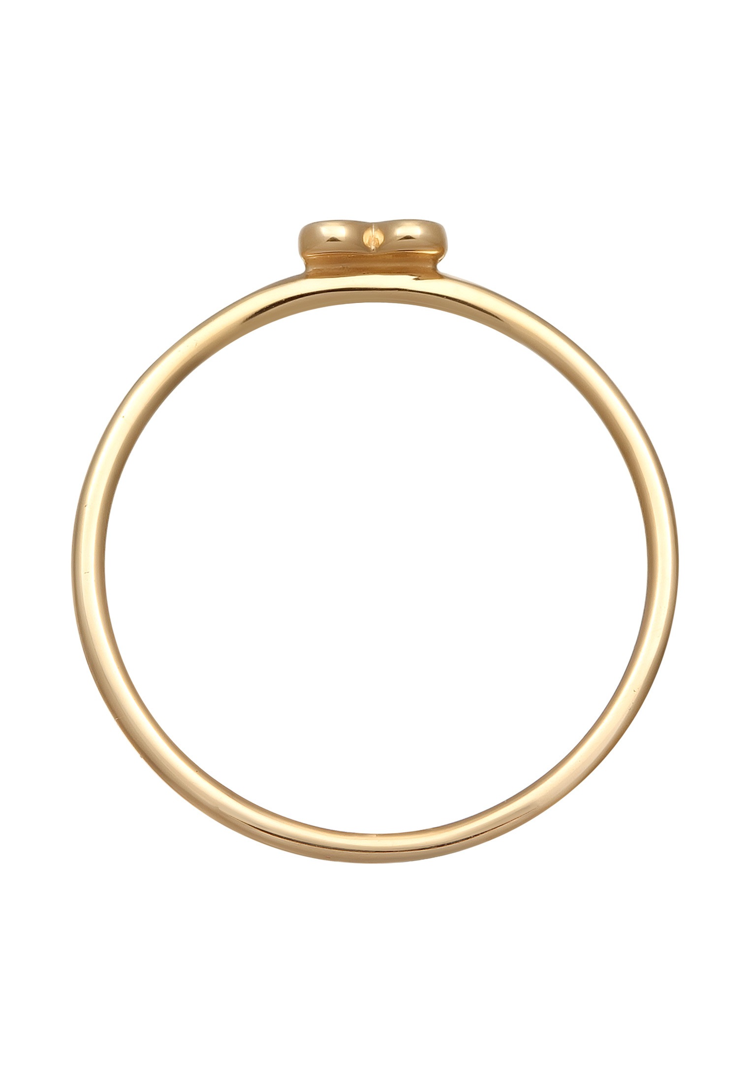 Elli Premium Fingerring »Ring Herz Liebe Verlobung 585 Gelbgold«