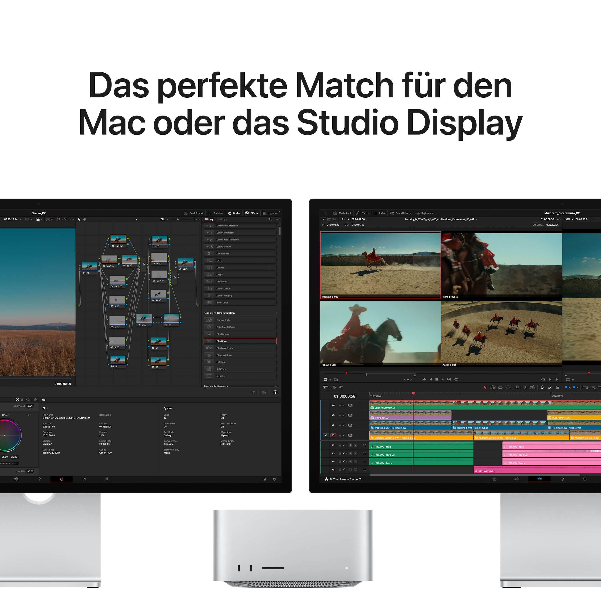 Apple LED-Monitor »Studio Display XDR« 68,29 cm/27 ″  5120 x 2880 px 5K 120 Hz Nanotexturglas - VESA mount Adapter (Fuß nicht inkludiert)