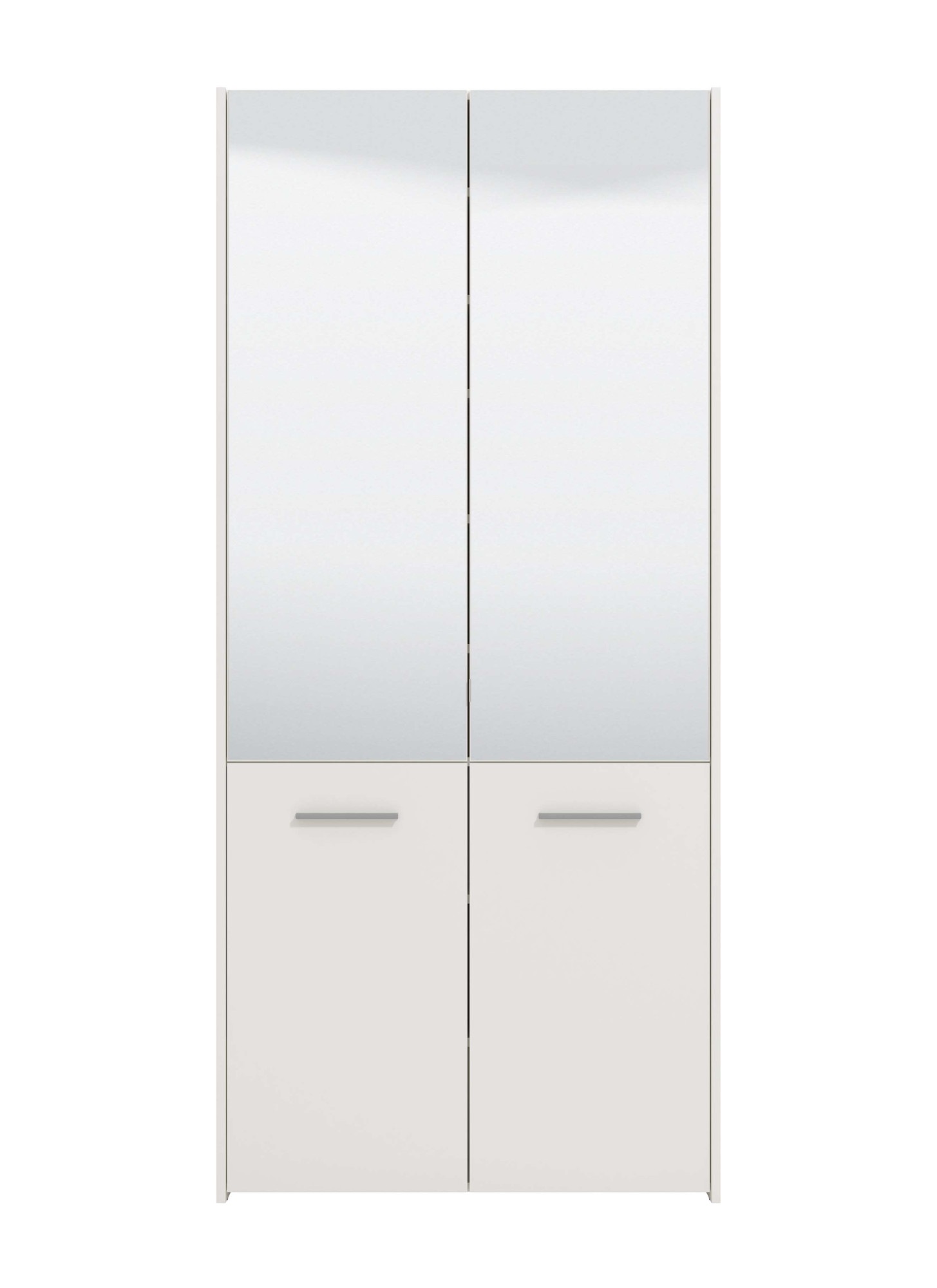 INOSIGN Schuhschrank »Menorca Schuhkommode, Lagerschrank, Schuhregal, Breite 90 cm« mit vier Türen, in modernen und eleganten Farben, mit zwei Spiegeln