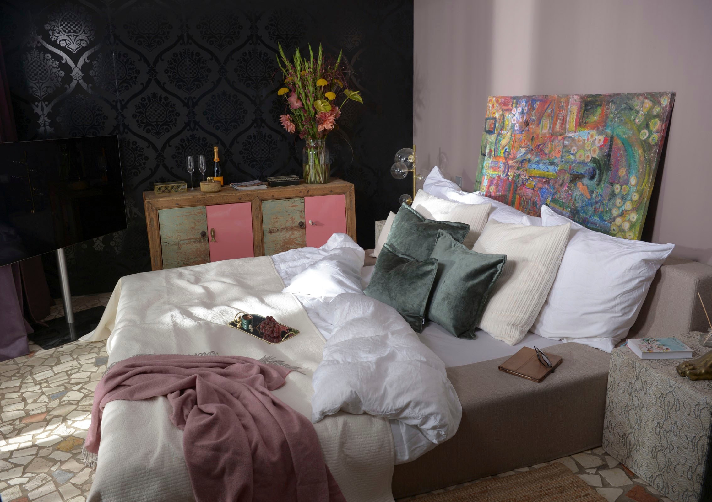 H.O.C.K. Dekokissen »Bonanza« leicht schimmernd, inkl. Füllung, Bezug mit Reißverschluss abnehmbar