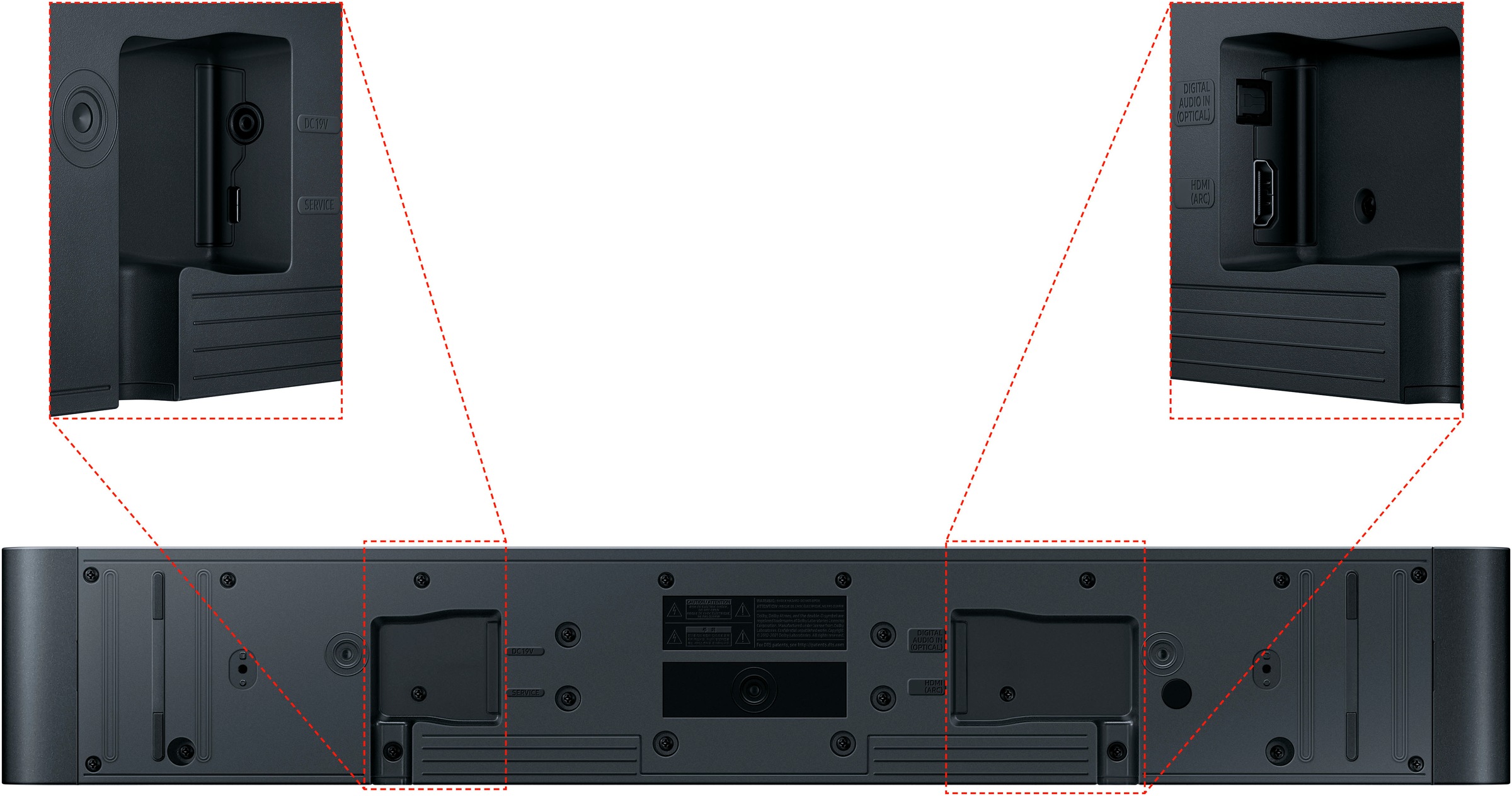 Samsung Soundbar »HW-S56B« 3.0 (Bluetooth Nacht Modus | USB-Wiedergabe 140 W)