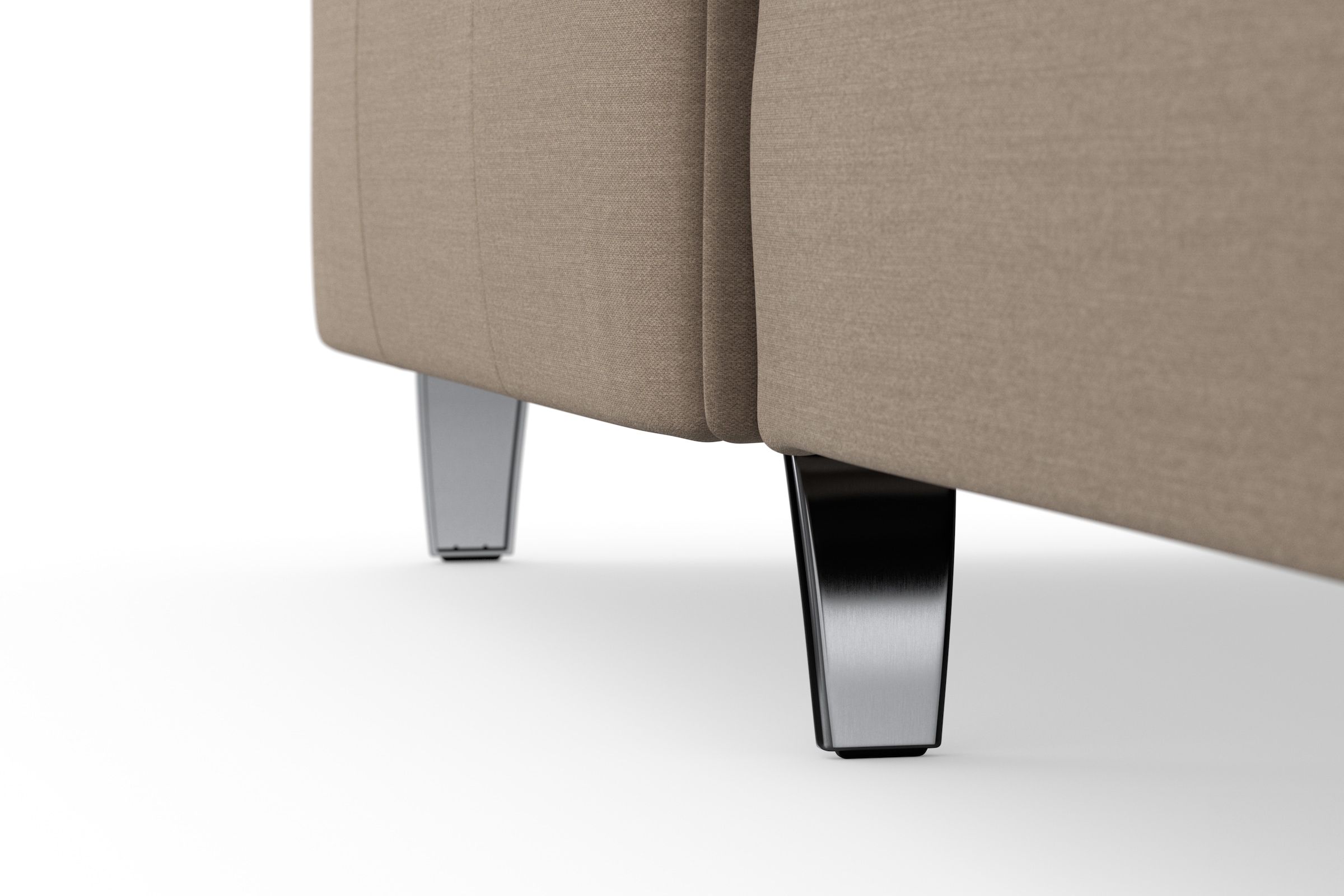sit&more Ecksofa »Maggiore L-Form«, wahlweise mit Kopfteilverstellung, Bettfunktion und Bettkasten