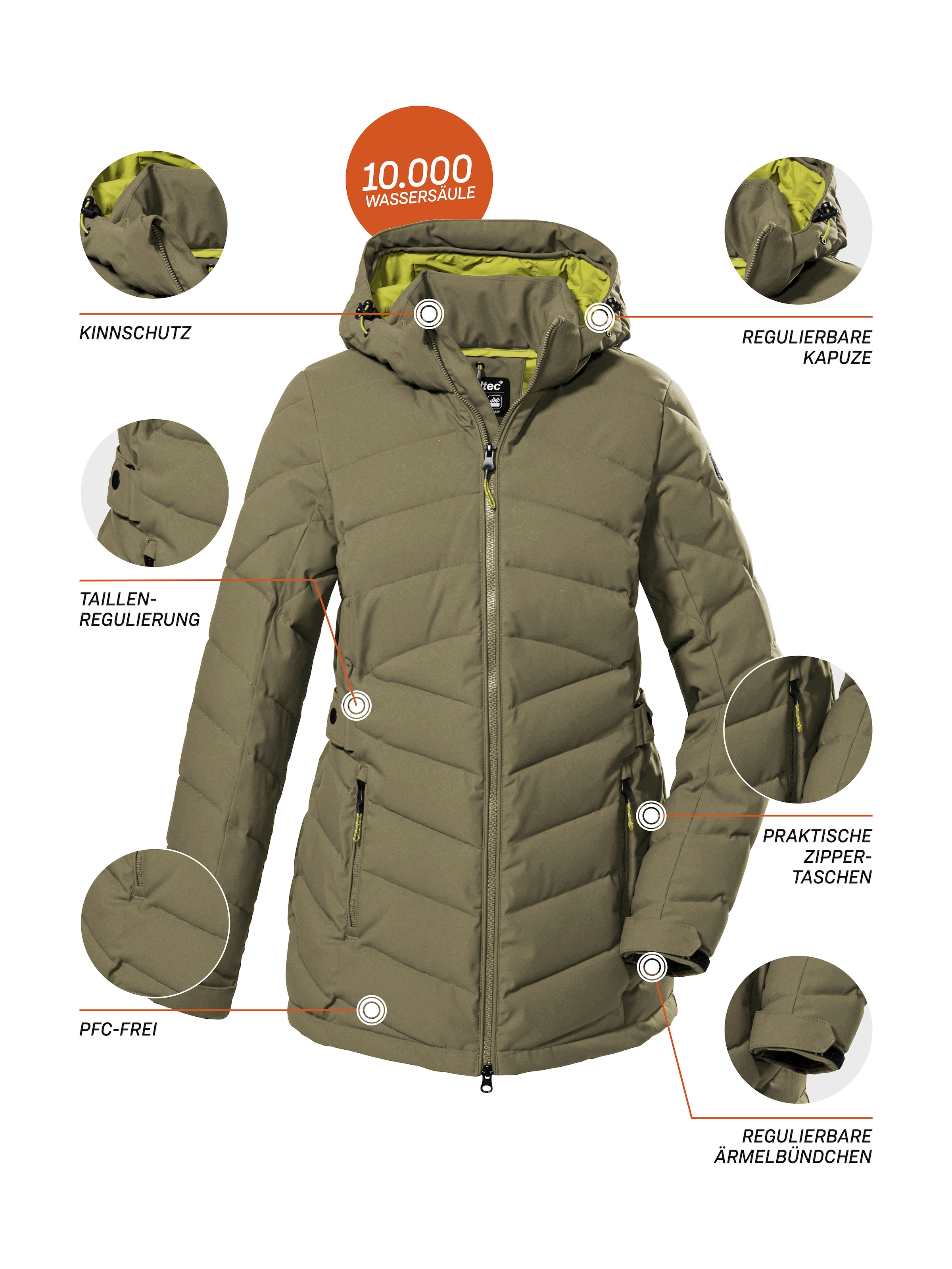 Killtec Steppjacke »KOW 61 WMN QLTD JCKT«