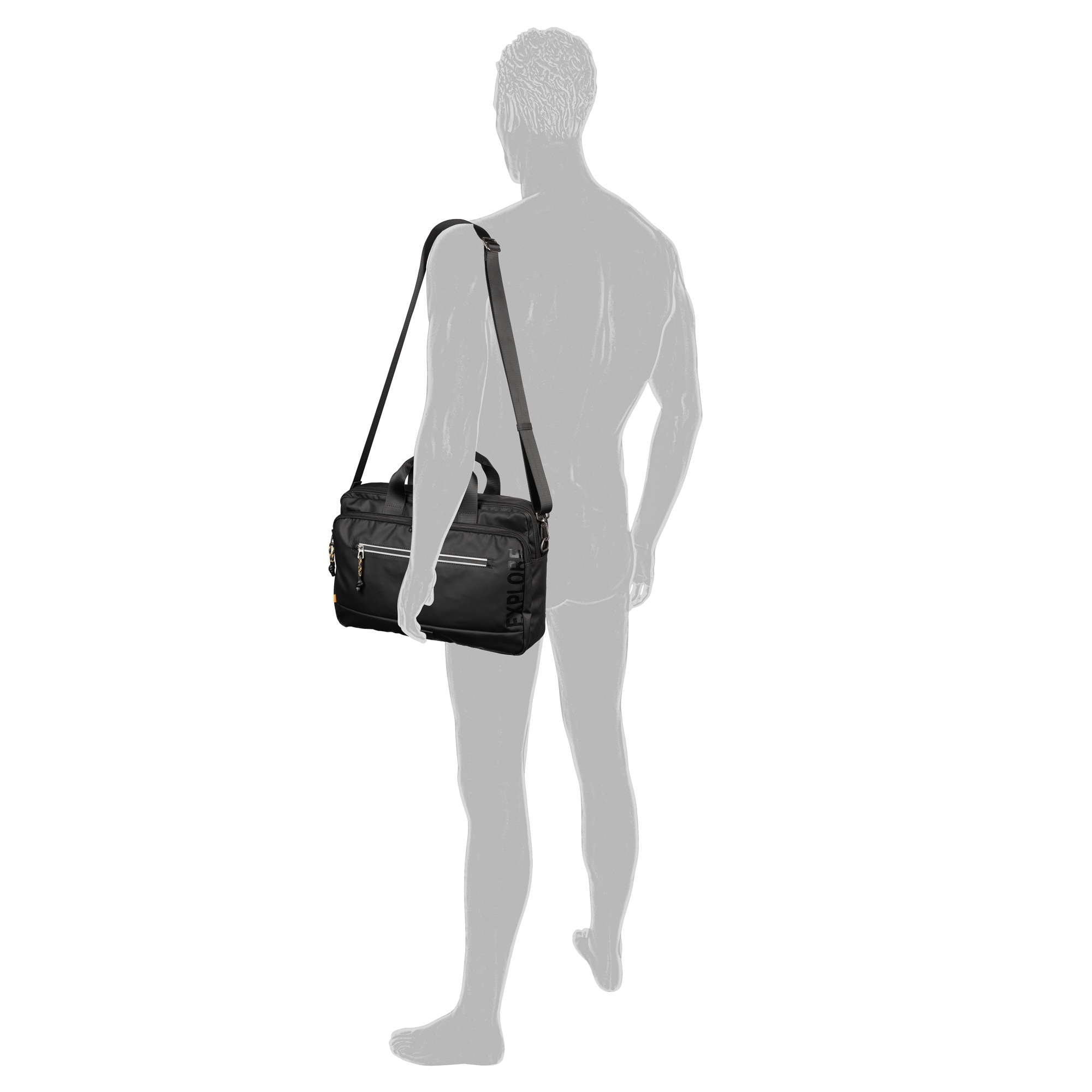 camel active Aktentasche »Explore« Laptoptasche mit reflektierende Reißverschlüssen