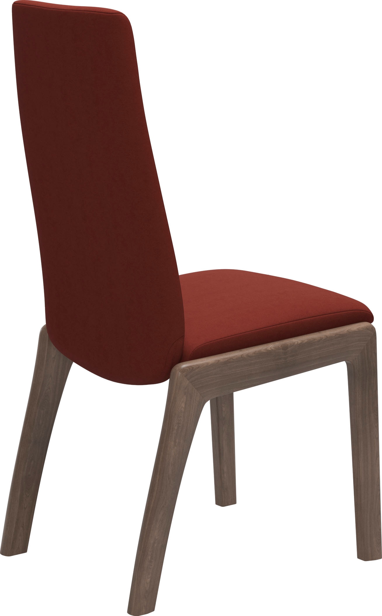 Stressless® Polsterstuhl »Laurel«, Microfaser DINAMICA, High Back, Größe M, mit abgerundeten Beinen in Walnuss