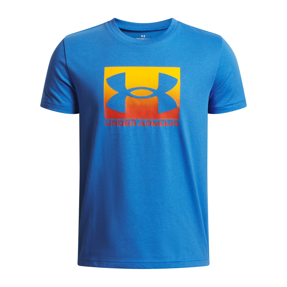 Under Armour® T-Shirt »UA B BOXED SPORTS UPDATE SS« sportlicher Stil, für Sportmode, aus Baumwolle und Polyester