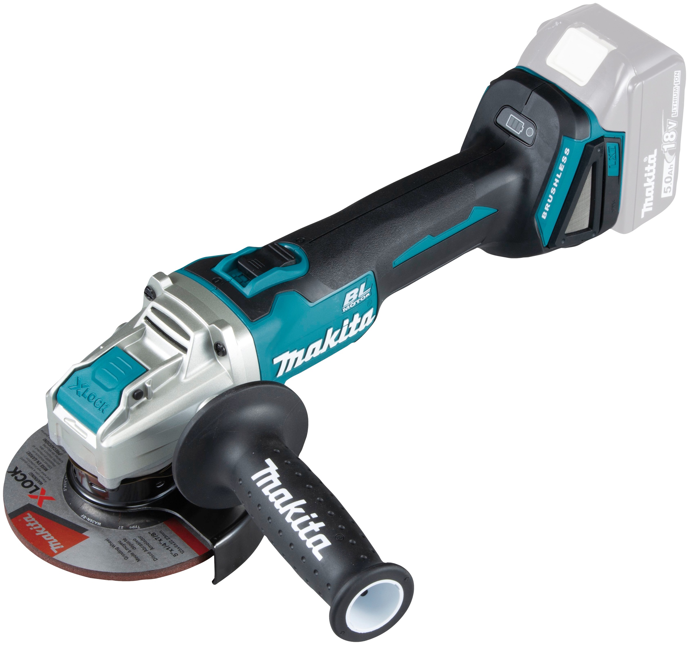 Makita Akku-Winkelschleifer »DGA521ZX1«, 18V, 125 mm, X-LOCK, 8.500 min-1, ohne Akku... kaufen