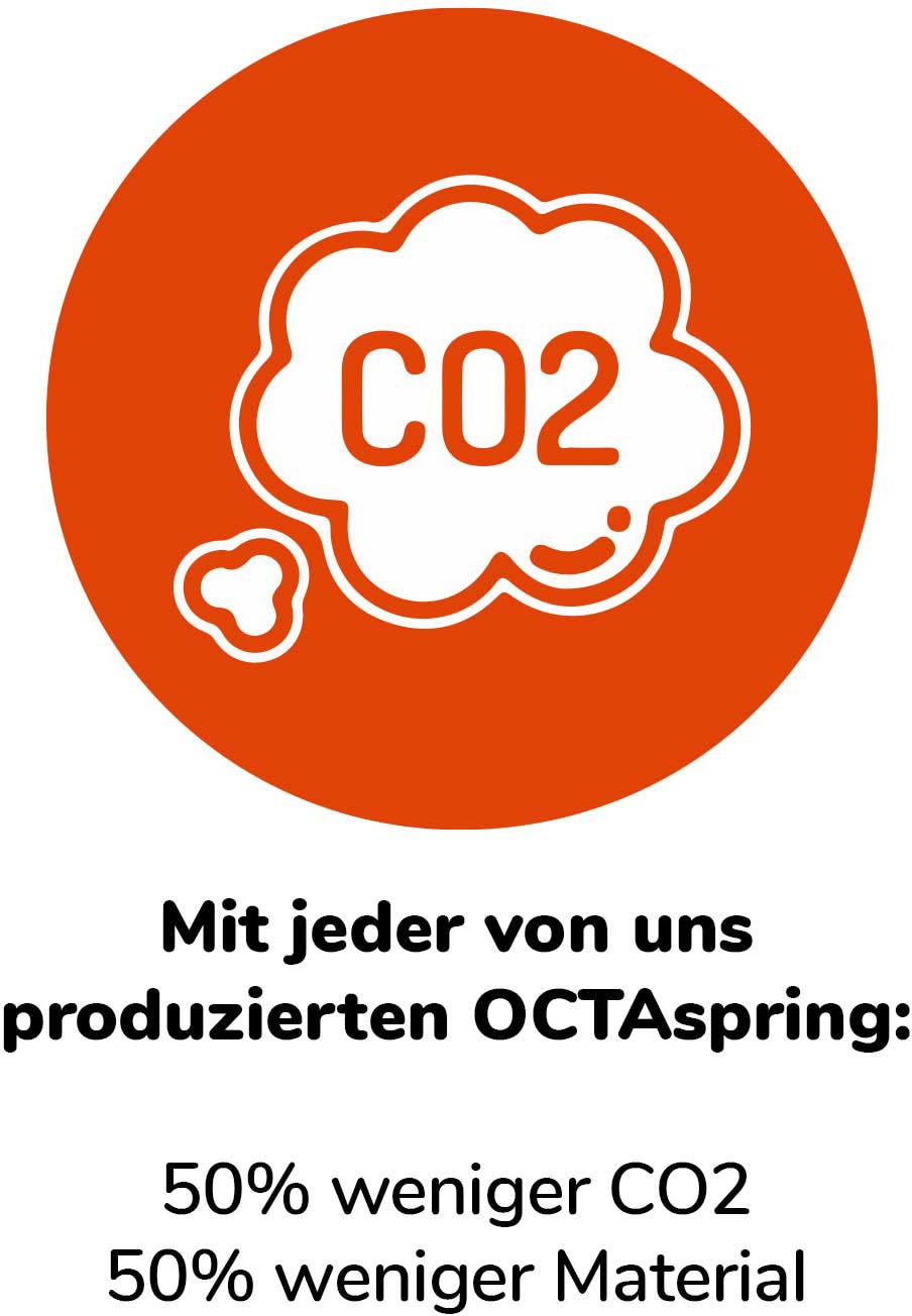 OCTAsleep Komfortschaummatratze »Octasleep Smart Matress«, 18 cm hoch, (1 St.), Innovative Schaumfedern mit neuartigem Komforterlebnis