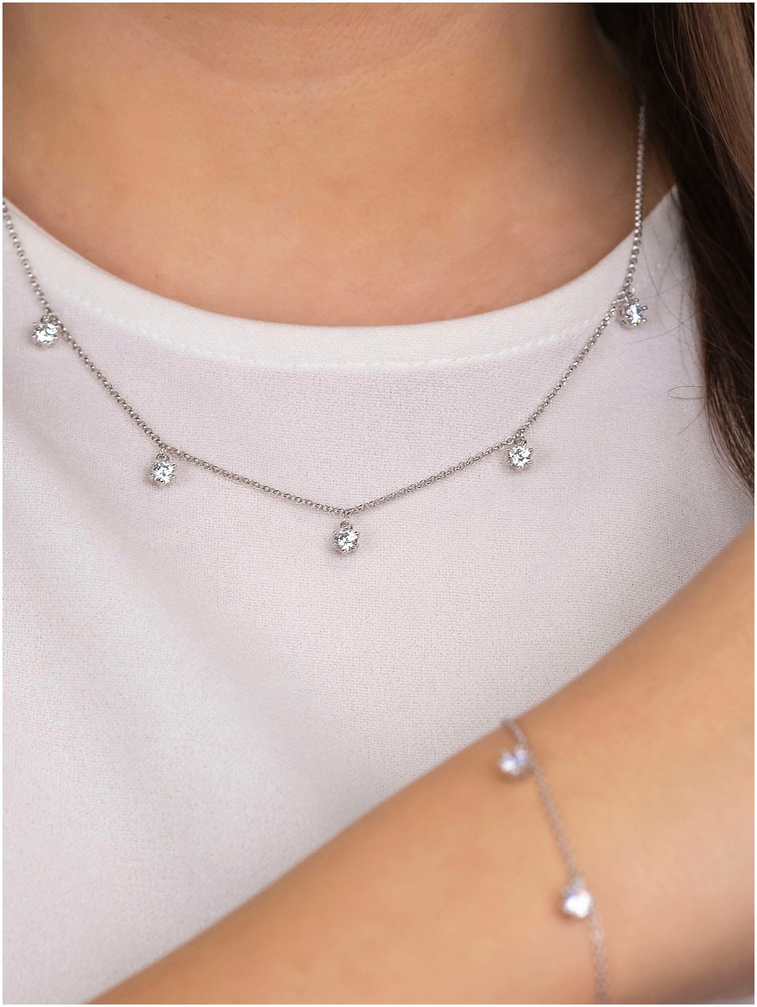 Engelsrufer Kette mit Anhänger »Shiny, ERN-SHINY-05-ZI«, Made in Germany - mit Zirkonia (synth.)
