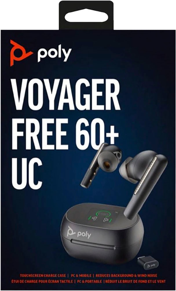 Poly wireless In-Ear-Kopfhörer USB-C/A ( Active XXL UC Garantie Free 60+«, ANC), »Voyager UNIVERSAL Cancelling Noise | ➥ 3 Jahre