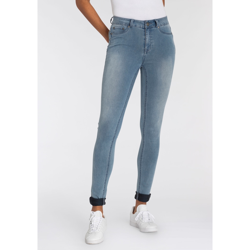 Arizona Skinny-fit-Jeans »Ultra Stretch« High Waist mit Shapingnähten
