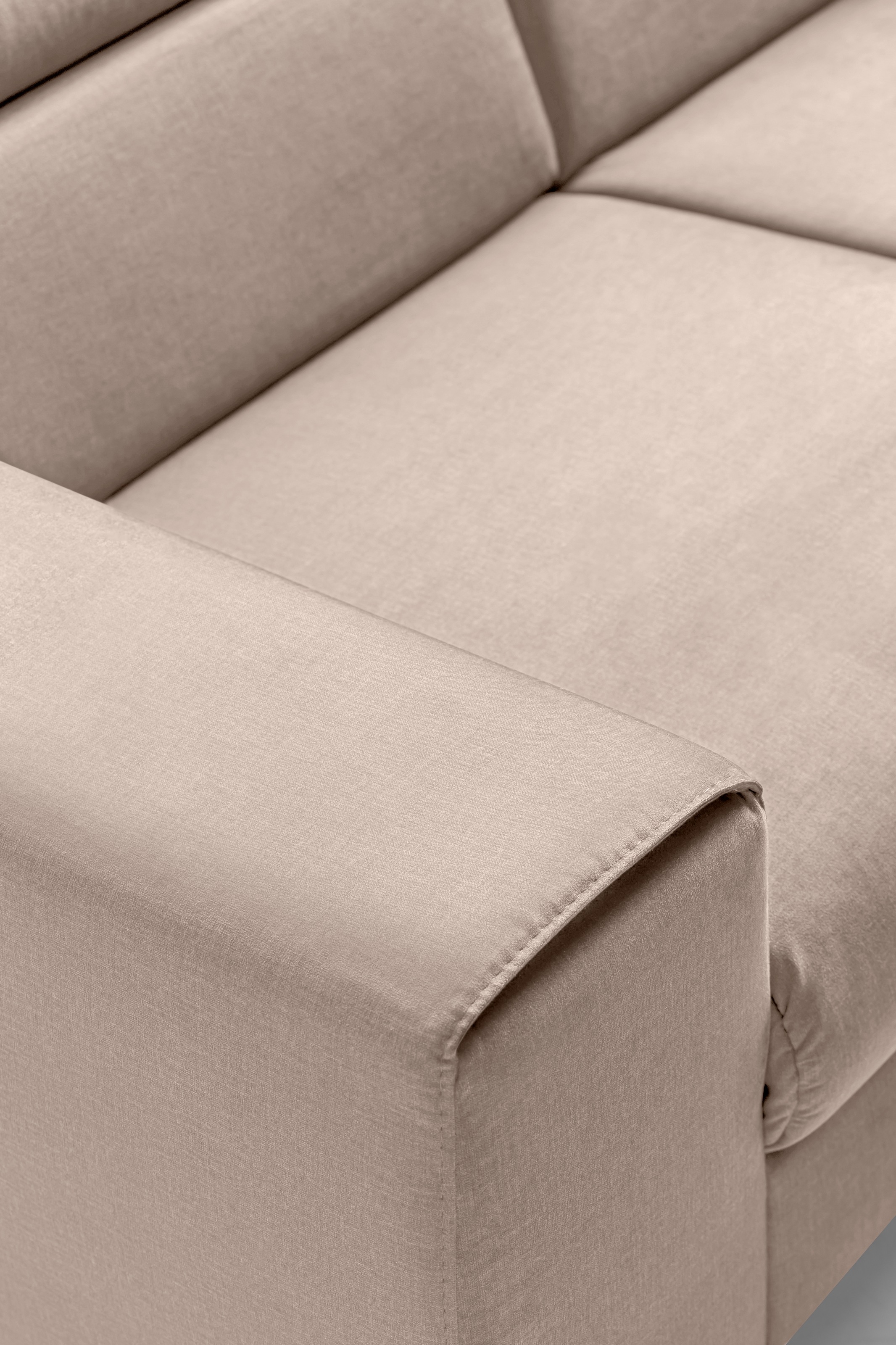 COTTA Ecksofa »Morven L-Form mit Kopfteilverstellung«, wahlweise mit Bettfunktion, Bettkasten & Wireless-Charger