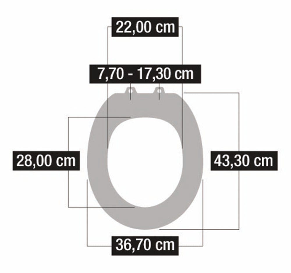 CORNAT WC-Sitz »Alvero WC Sitz abnehmbar«