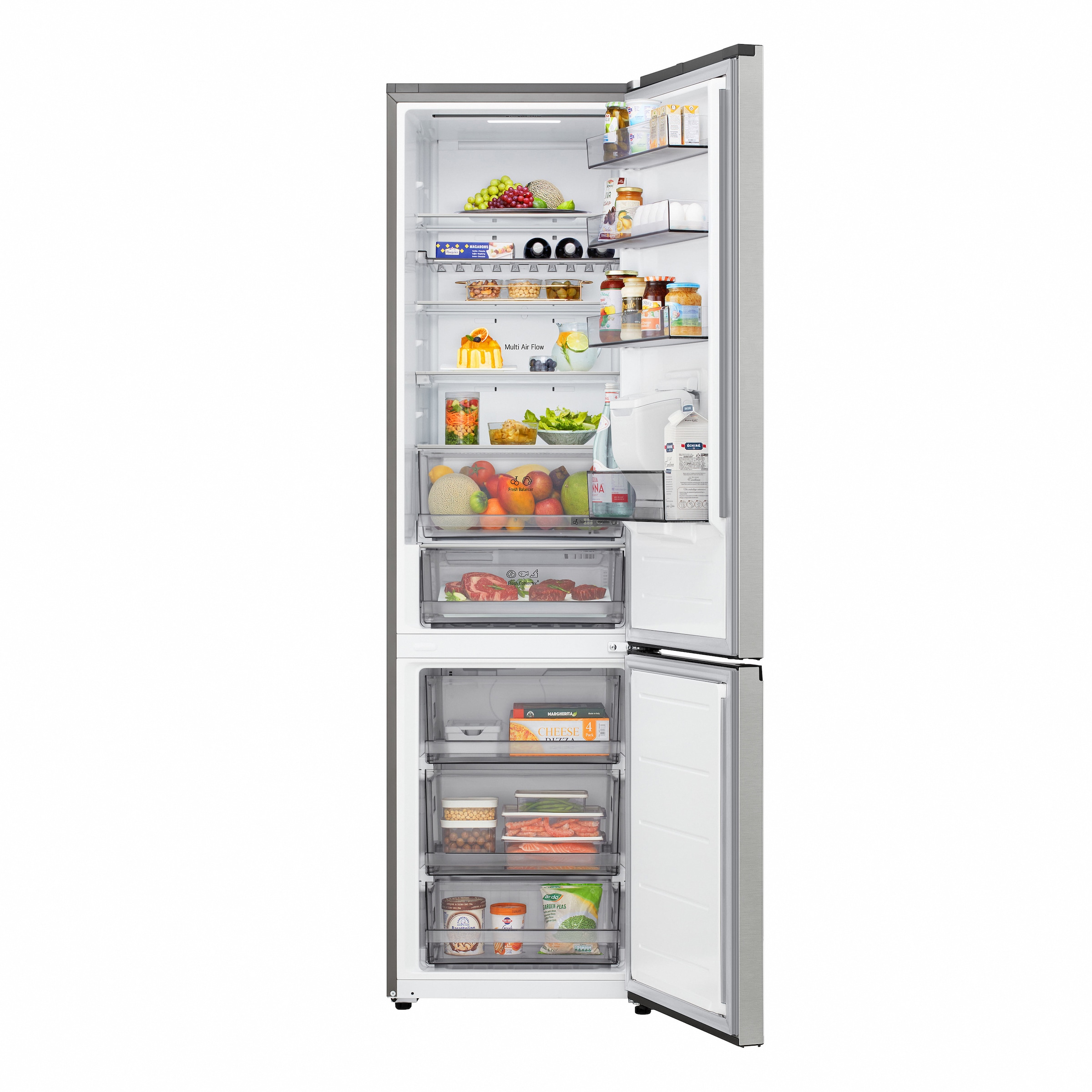 LG Kühl-/Gefrierkombination Serie 3 »GBFS322CPY« 203 cm hoch 59,7 cm breit mit Wasserspender und echter 0°-Zone