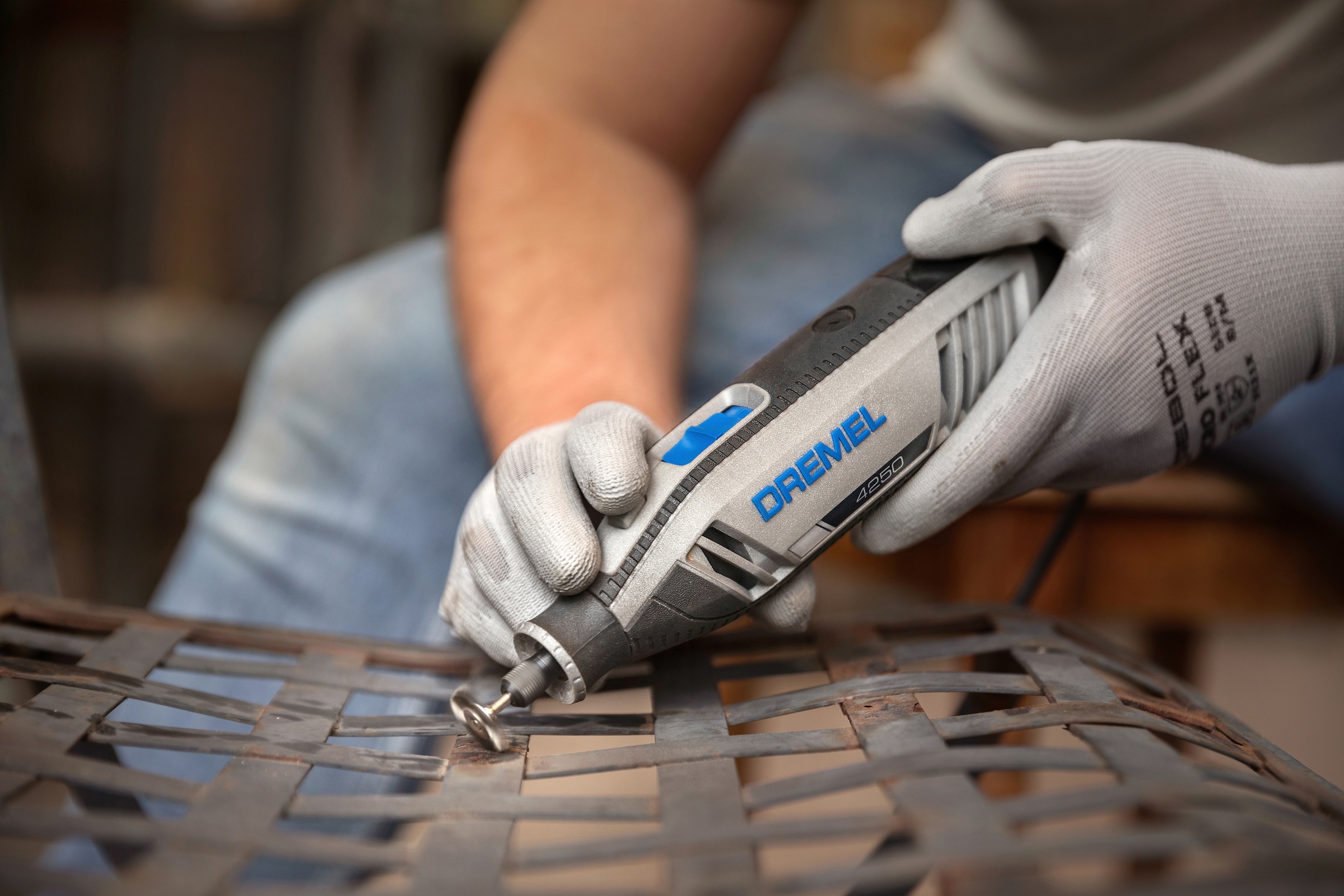 DREMEL Elektro-Multifunktionswerkzeug »DREMEL® 4250 (4250-6/128)«, 6x Vorsatzgeräte, 128x Zubehör