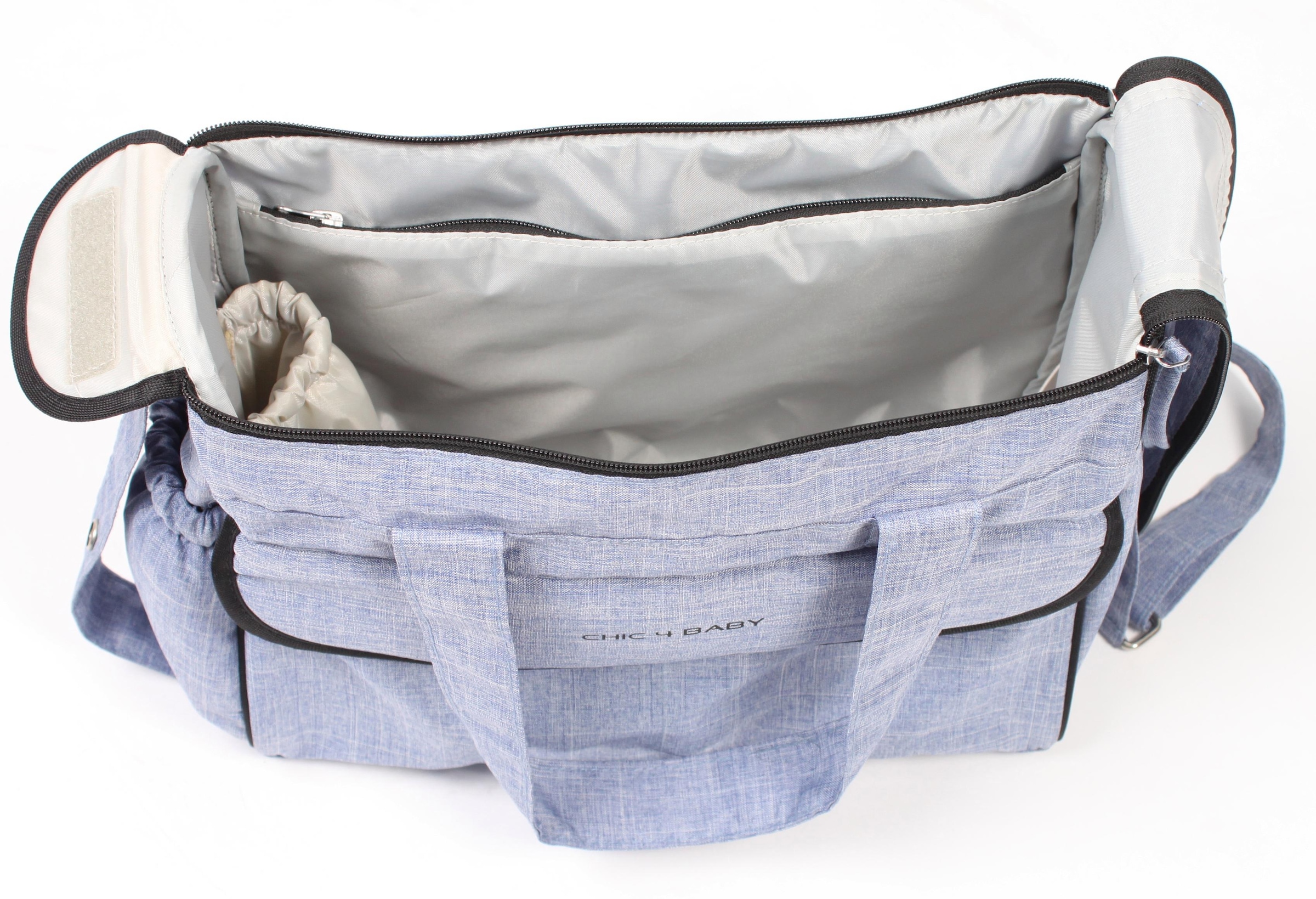 CHIC4BABY Wickeltasche »Komfort, hellblau«