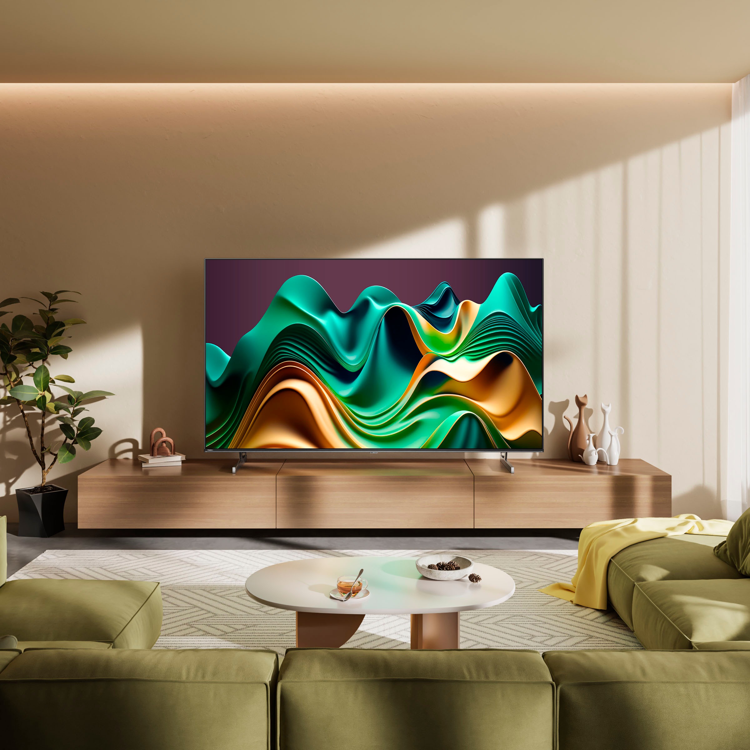 Hisense Mini-LED-Fernseher »75U6NQ«, 4K Ultra HD, Smart-TV, 4KUHD, ULED, Mini LED