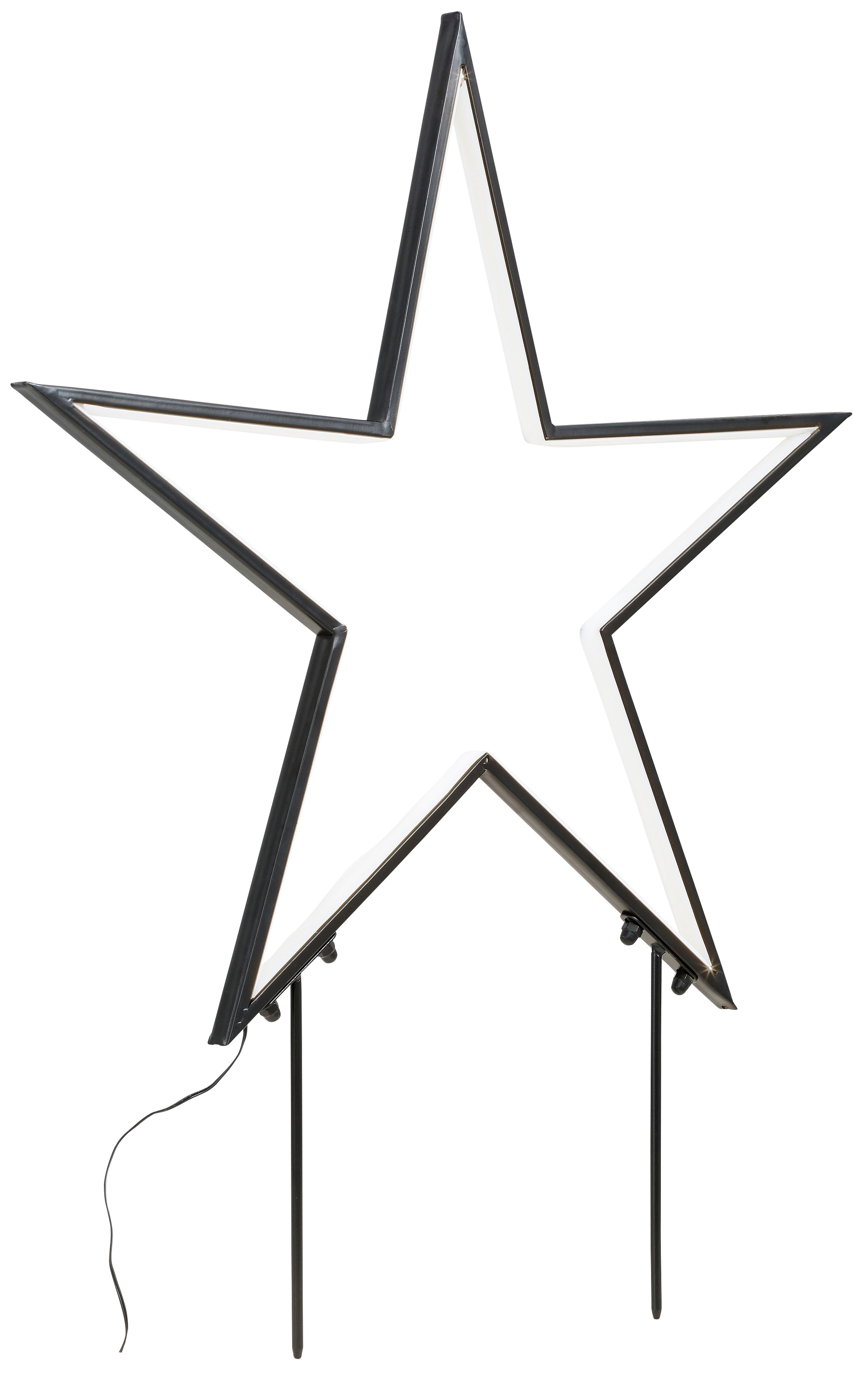 BONETTI LED Stern »Weihnachtsstern«, 300 flammig, aus Kunststoff und Metall, Weihnachtsdeko aussen