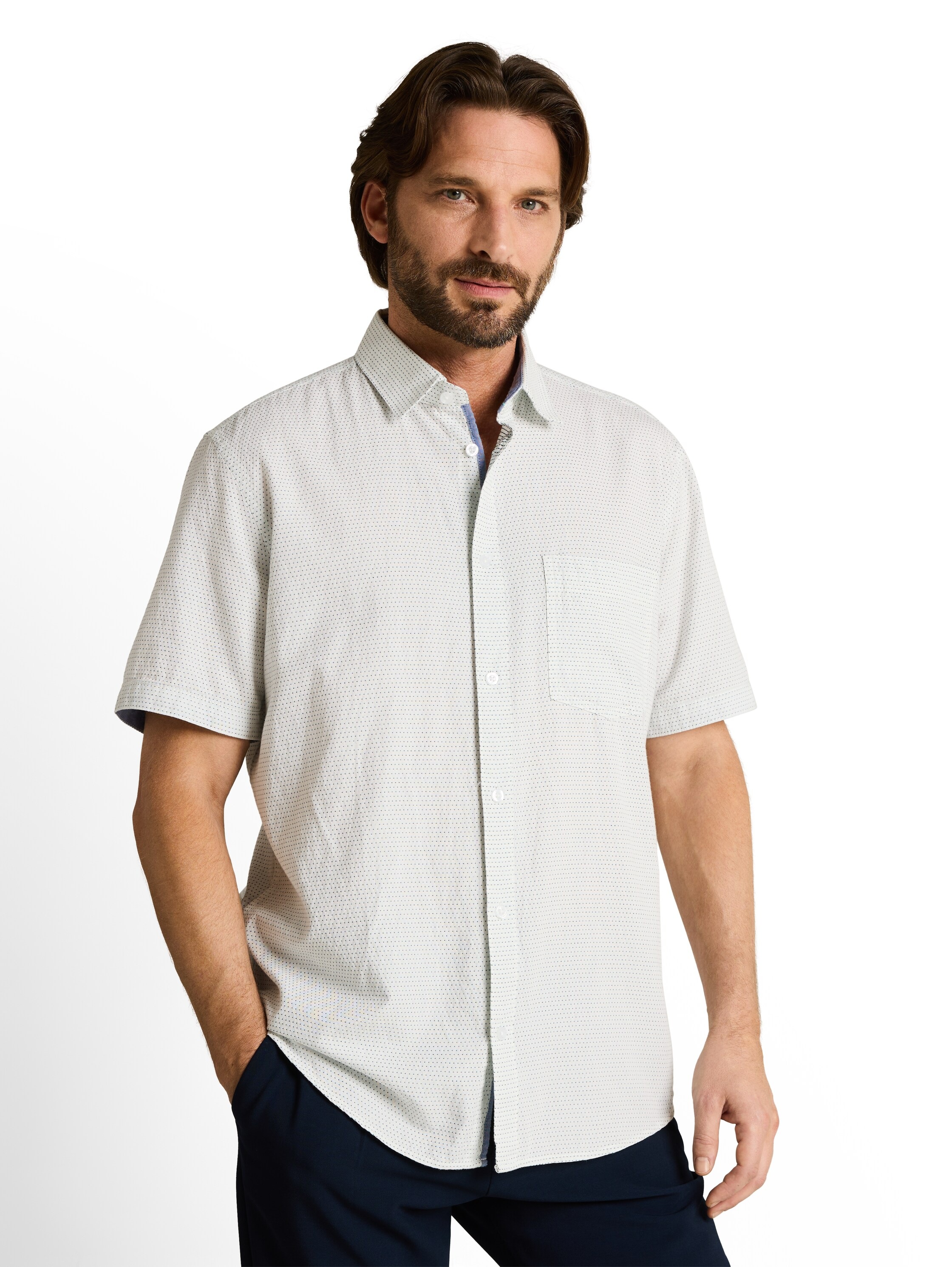 TOM TAILOR Kurzarmhemd mit Minimalprint