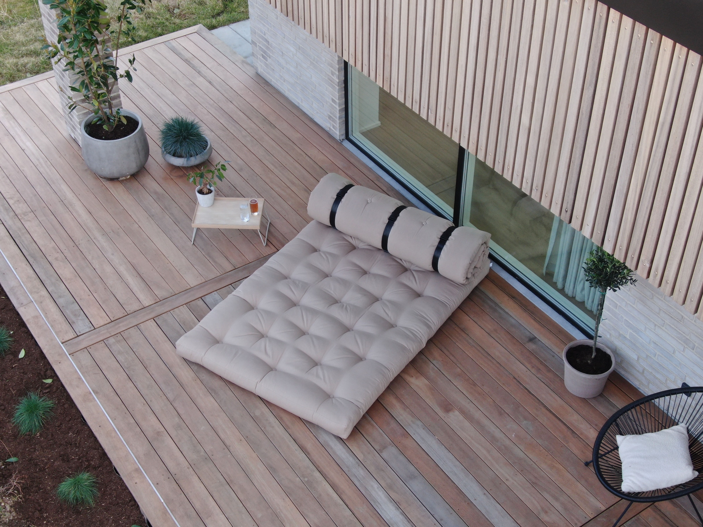 Karup Design Loungesofa »BUCKLE-UP Sofa out™, Loungesofa in Schlafplatz verwandelbar« Outdoor geeignet, Schmutz- und Wasserabweisend, Made in Europe