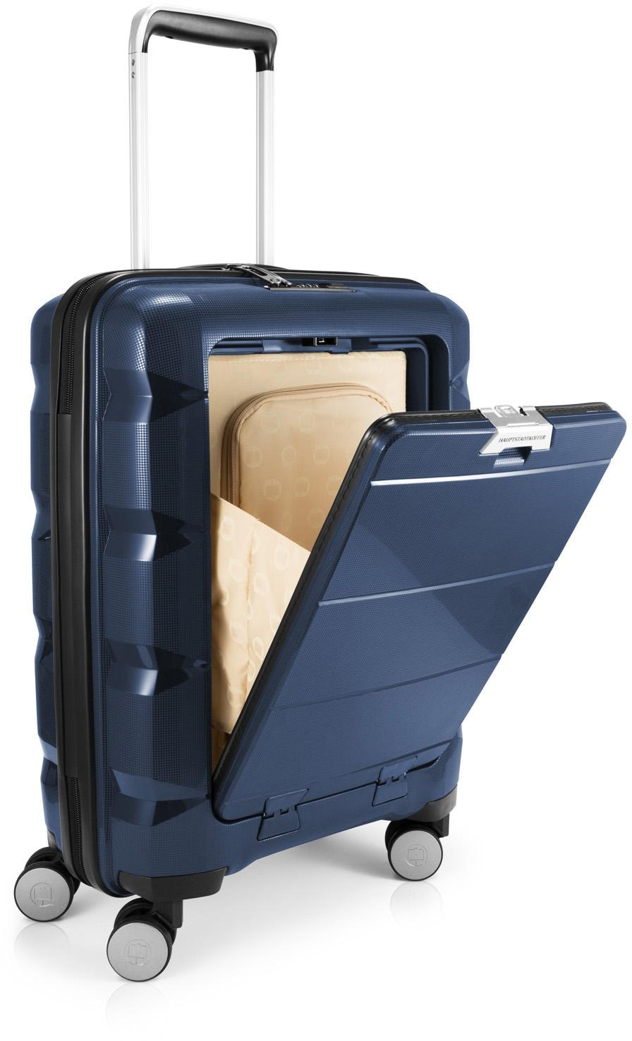 Hauptstadtkoffer Hartschalen-Trolley »Britz, in verschiedenen Farben und Größen«, 4 Rollen, Hartschalen-Koffer Reisegepäck TSA Schloss Volumenerweiterung