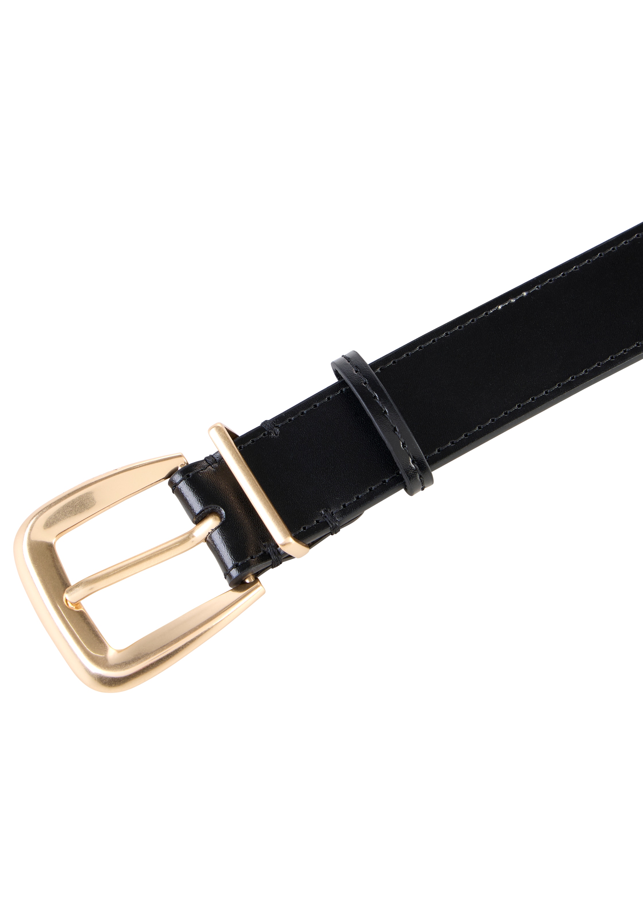 Calvin Klein Ledergürtel »HW END TIP BUCKLE BELT 30MM« Regular fit und größenverstellbar