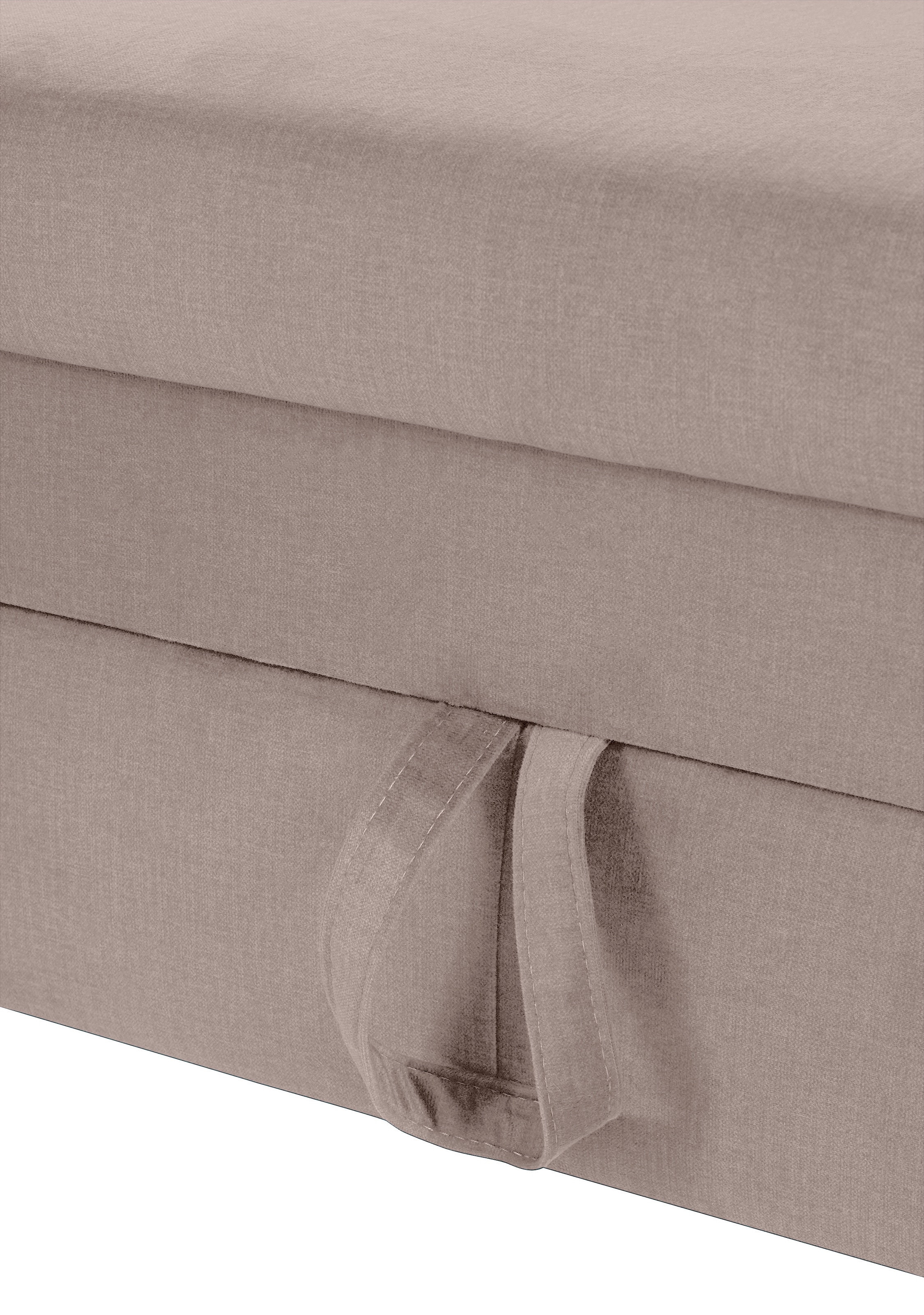 COTTA Ecksofa »Morven L-Form« wahlweise mit Bettfunktion, Bettkasten & Wireless-Charger