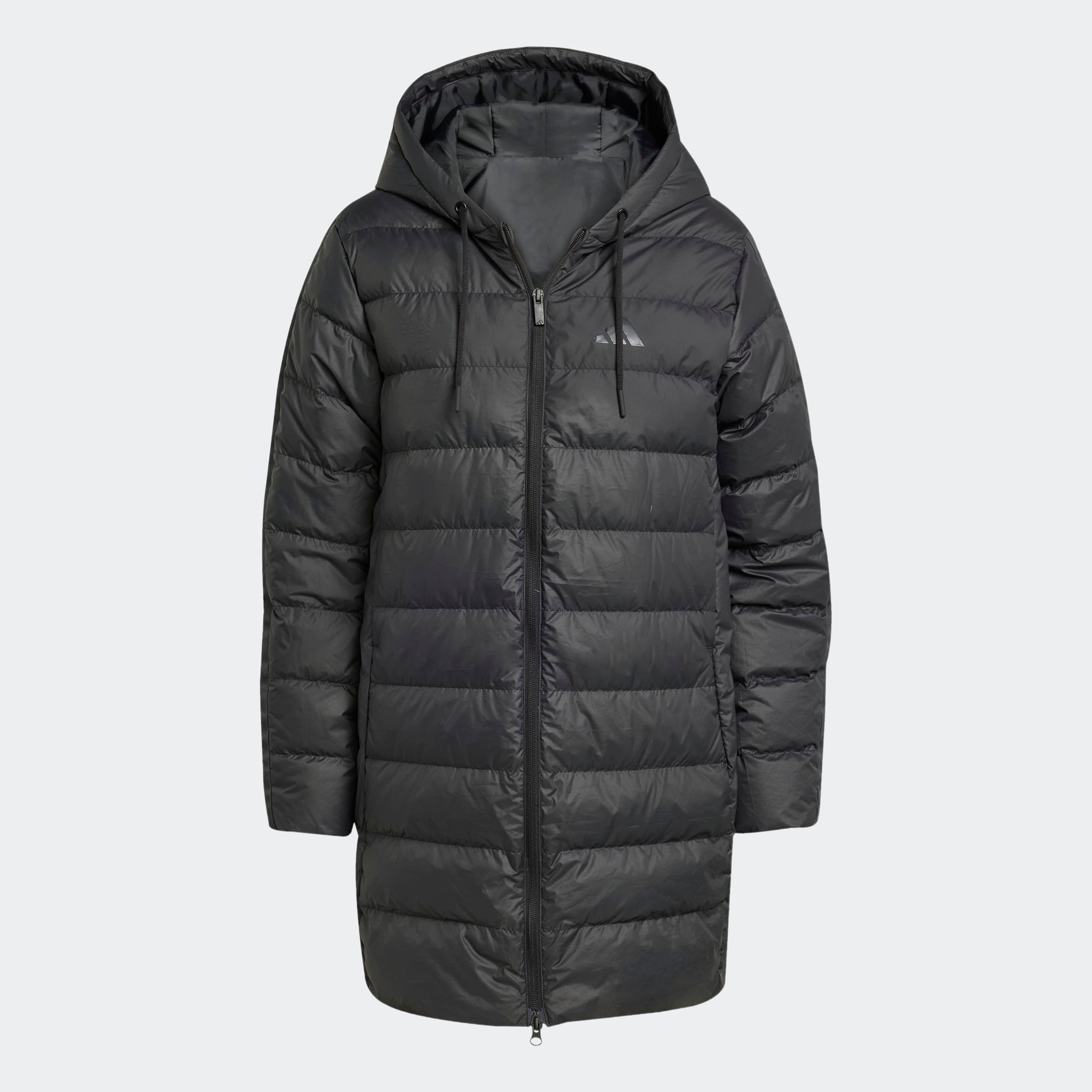 adidas Sportswear Daunenjacke »ESSENTIALS CLIMAWARM 3-STREIFEN LIGHT DAUNENPARKA MIT KAPUZE« für Erwachsene, mit wärmender Wattierung aus Entendaune und Federn