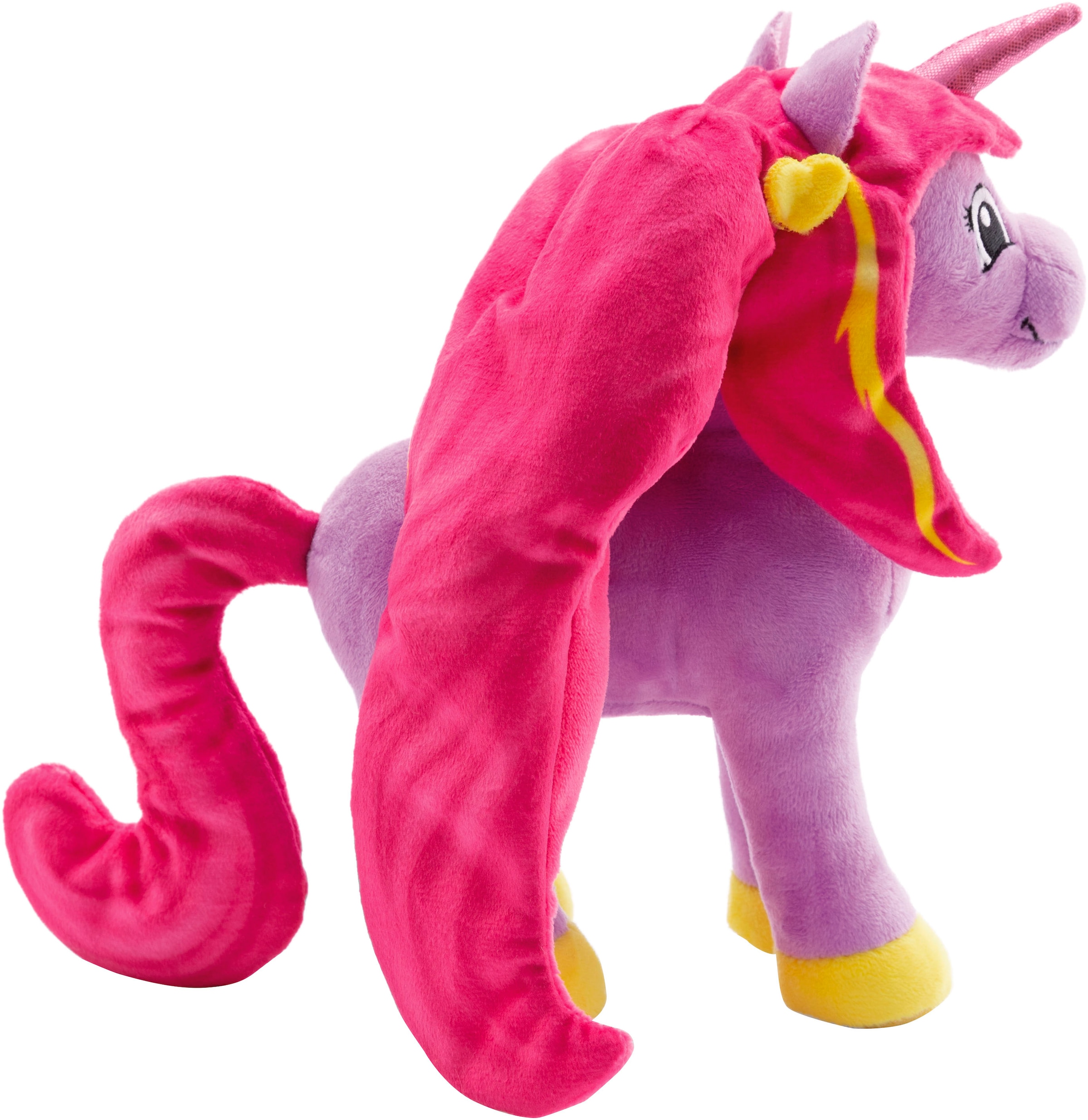 Nici Kuscheltier »Lissy PONY, Einhorn Mandy lila-pink, 22 cm stehend«