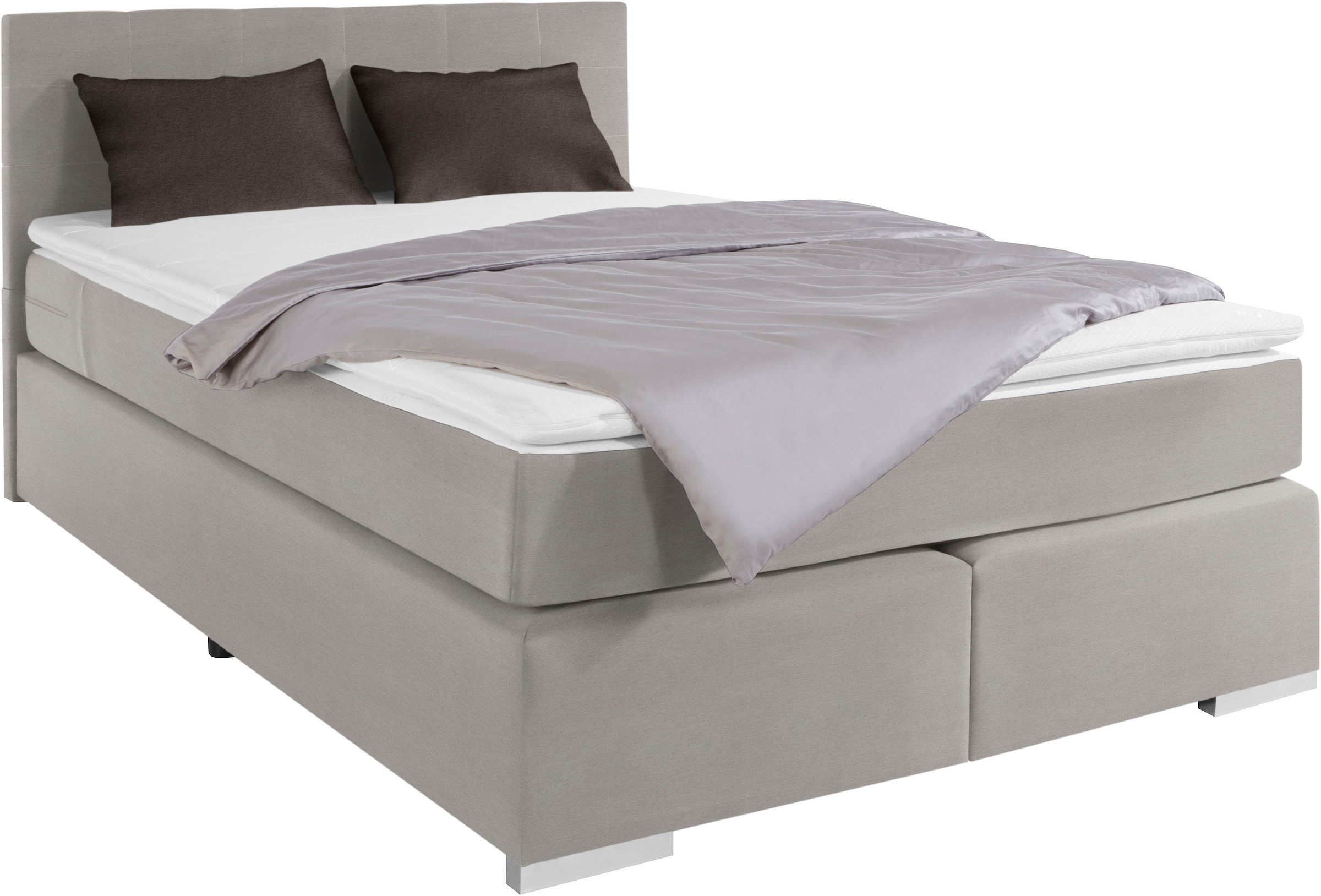 COTTA Boxspringbett Simba, wahlweise mit oder ohne Matratze und Topper
