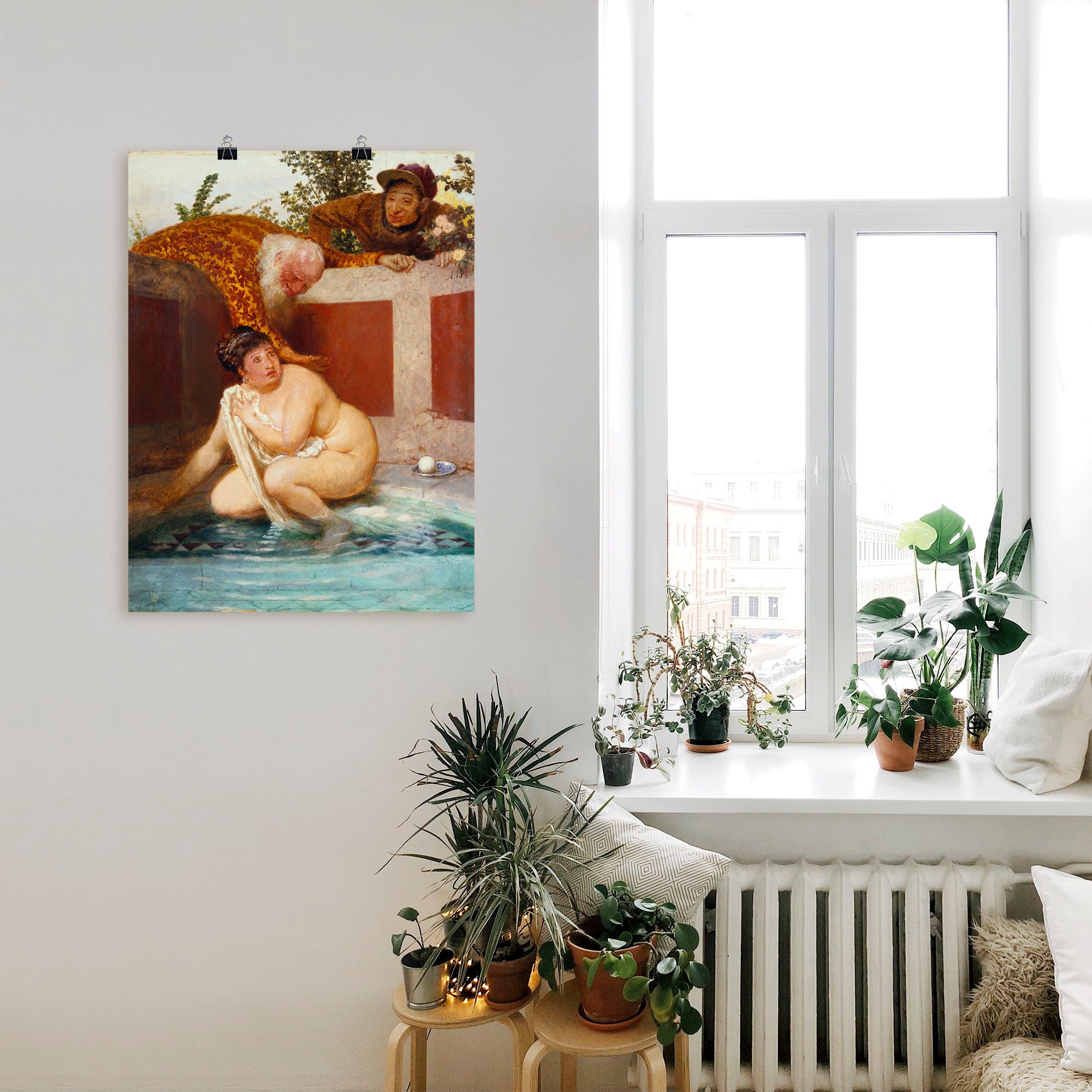 Artland Poster »Susanna im Bade. 1888« Frau 1 Stk. tlg. als Leinwandbild, Poster in verschied. Größen