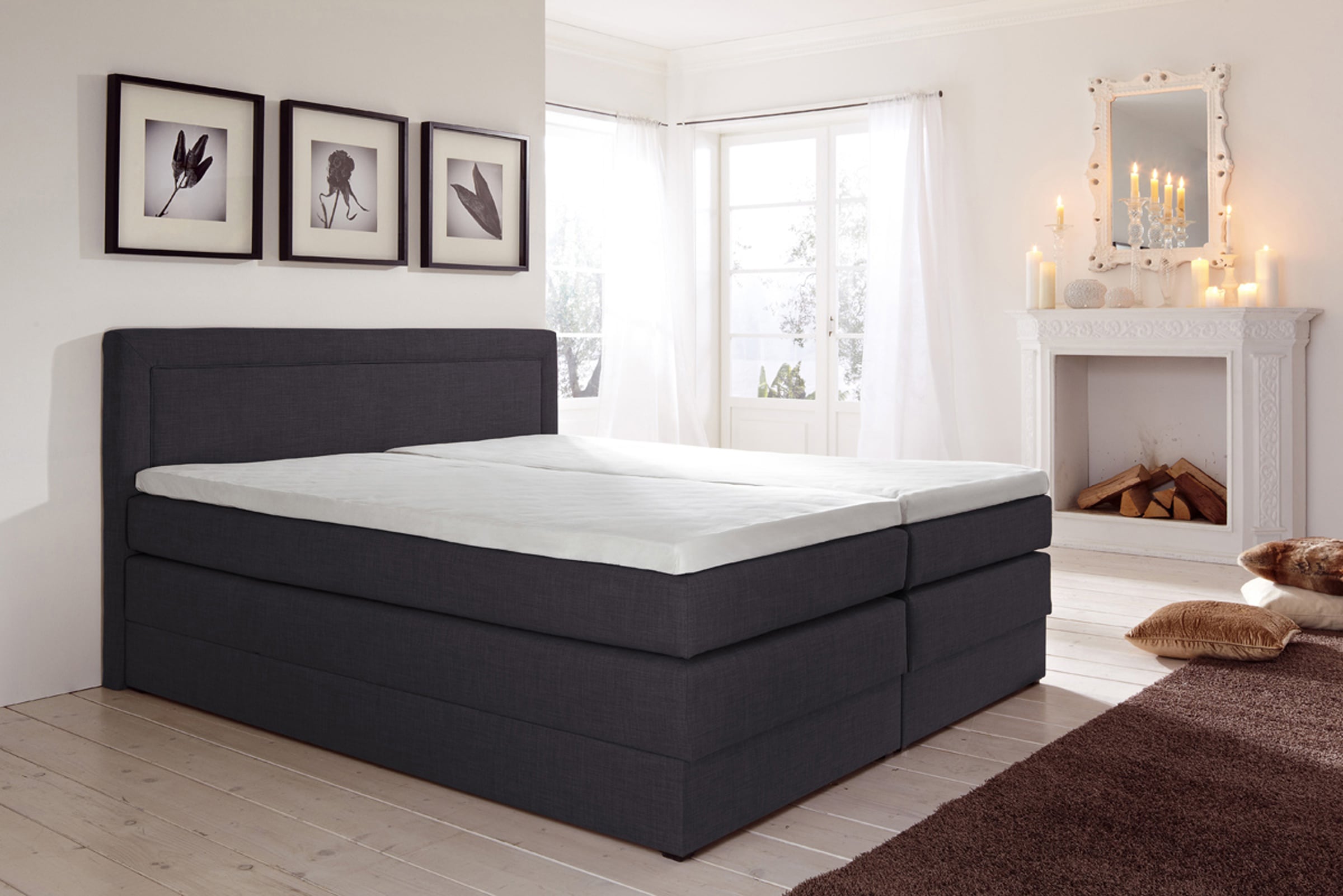 hapo Boxspringbett, mit Bettkasten