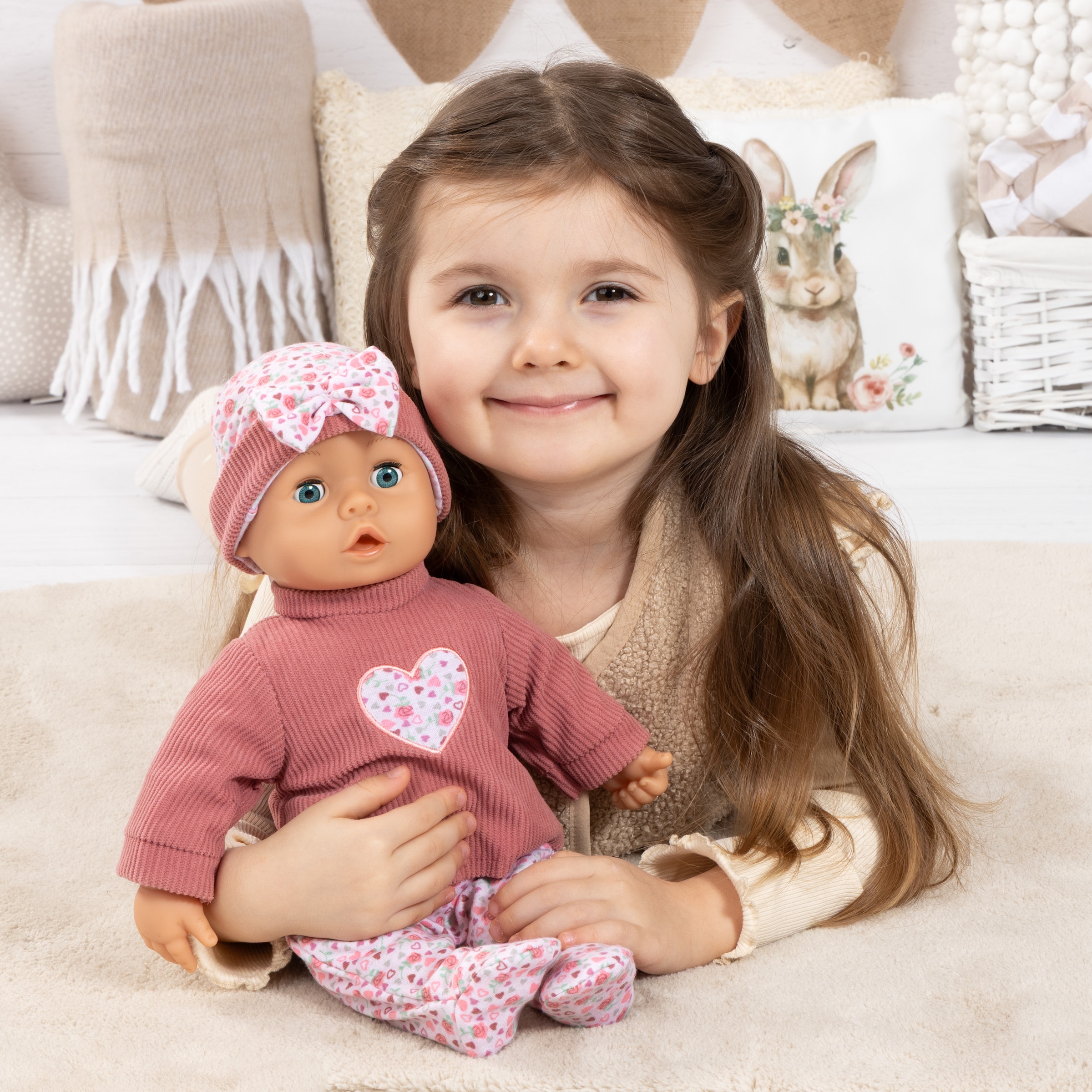 Bayer Babypuppe »First Words 38 cm rosa«