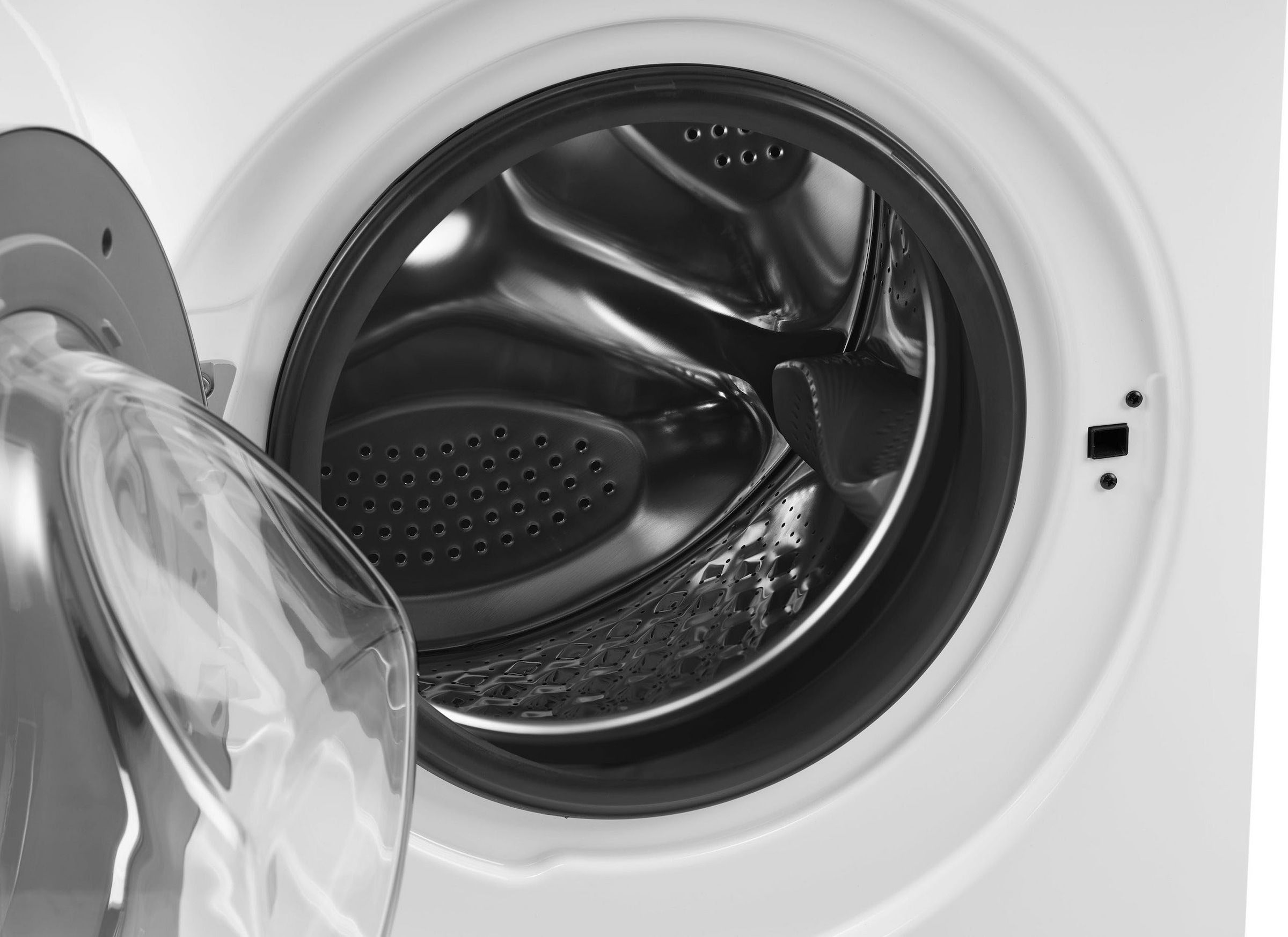 Hanseatic Waschmaschine »HWMK814A«, 8 kg, 1400 U/min, Mengenautomatik, Nachtwaschprogramm, Überlaufschutz, Dampfoption