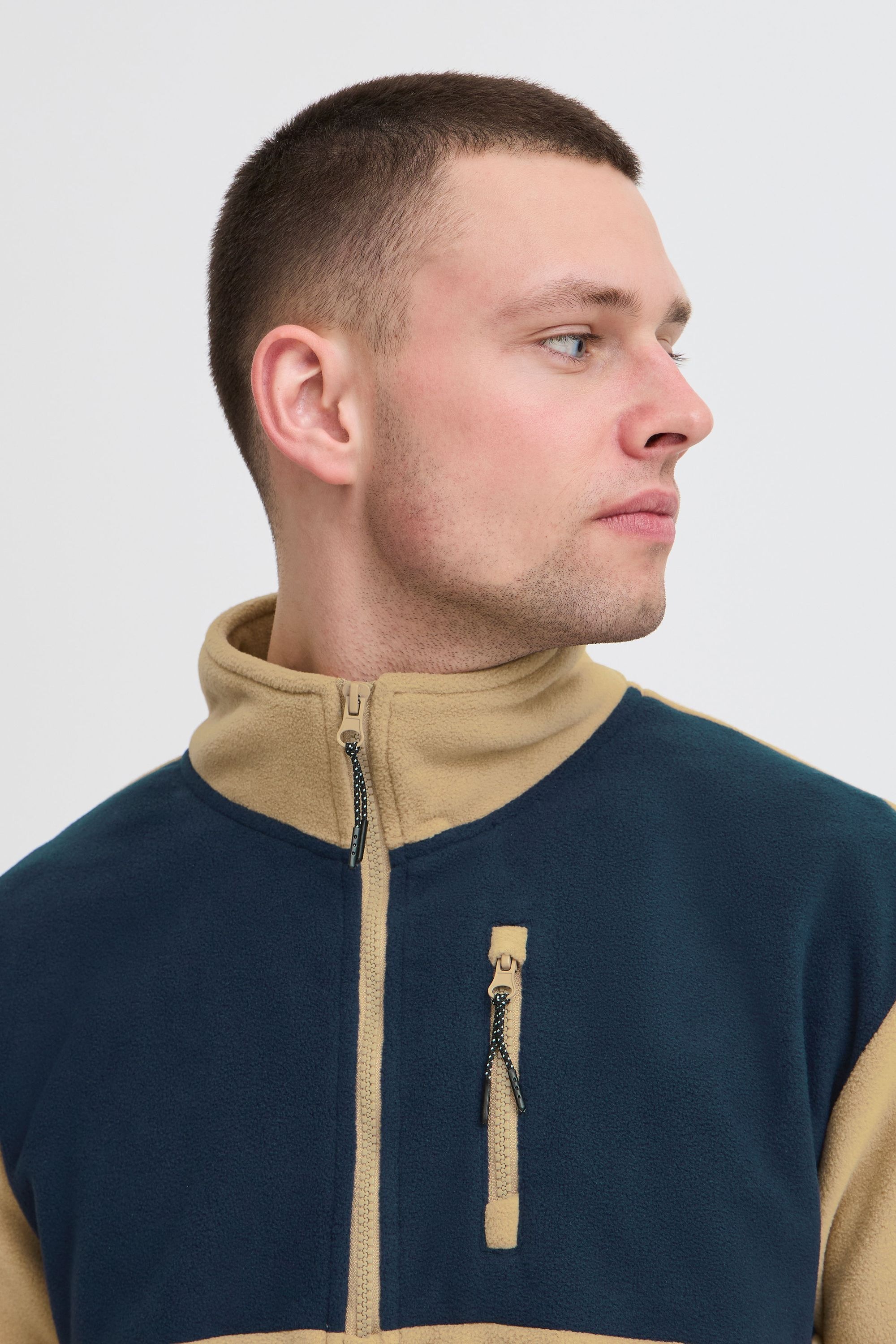 Blend Fleecejacke »Fleecejacke BHBROOKS Sweatshirt halfzipp«