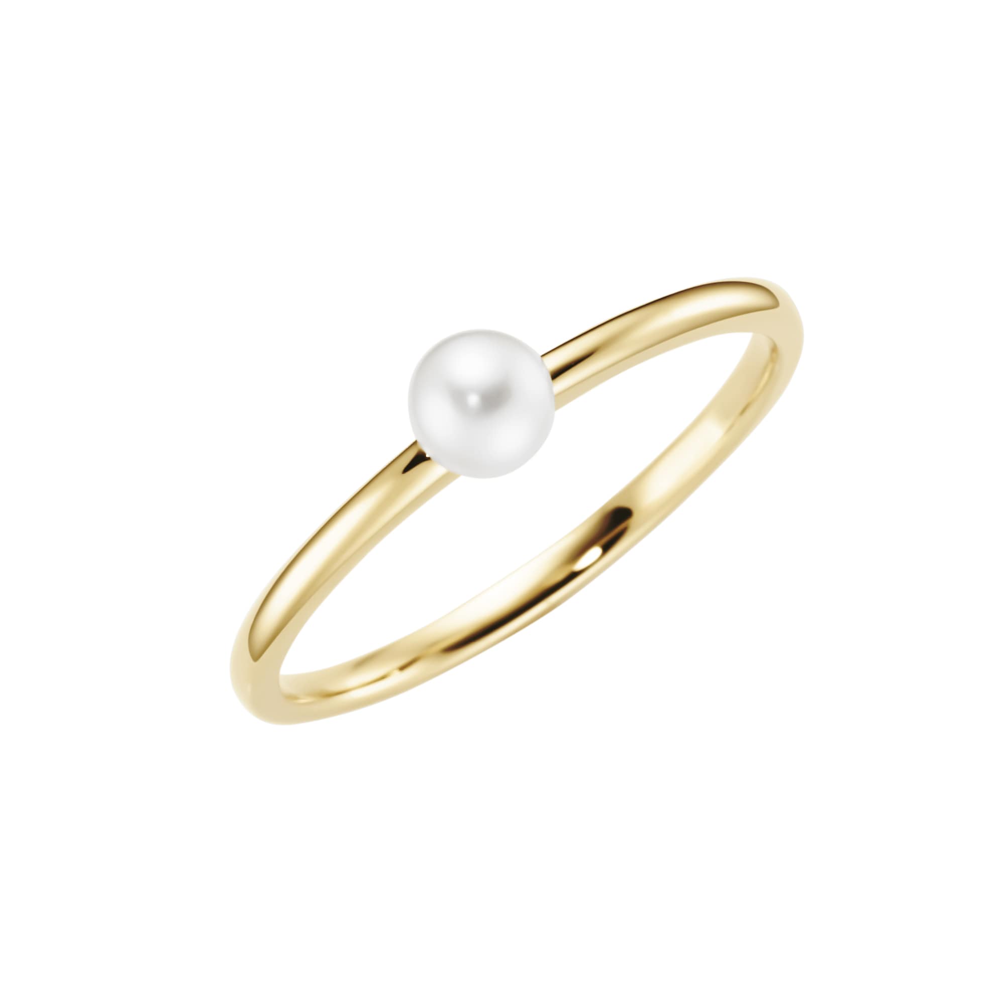 Perlenring »Ring zart mit Süßwasserperle, Gold 585«
