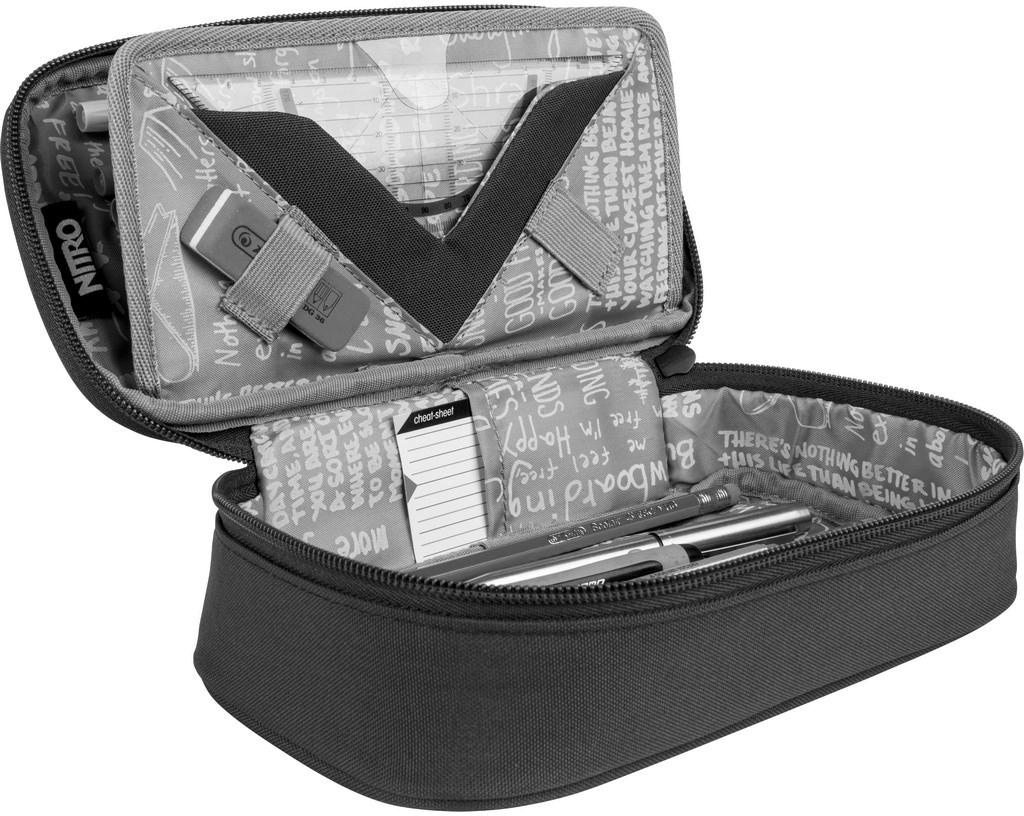 NITRO Federtasche »Pencil Case ♕ Etui Box, bei Federmäppchen, Stifte Faulenzer Schlampermäppchen, XL«