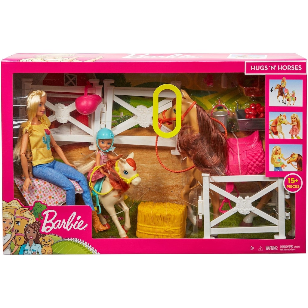 Barbie Anziehpuppe »Reitspaß mit Puppe«